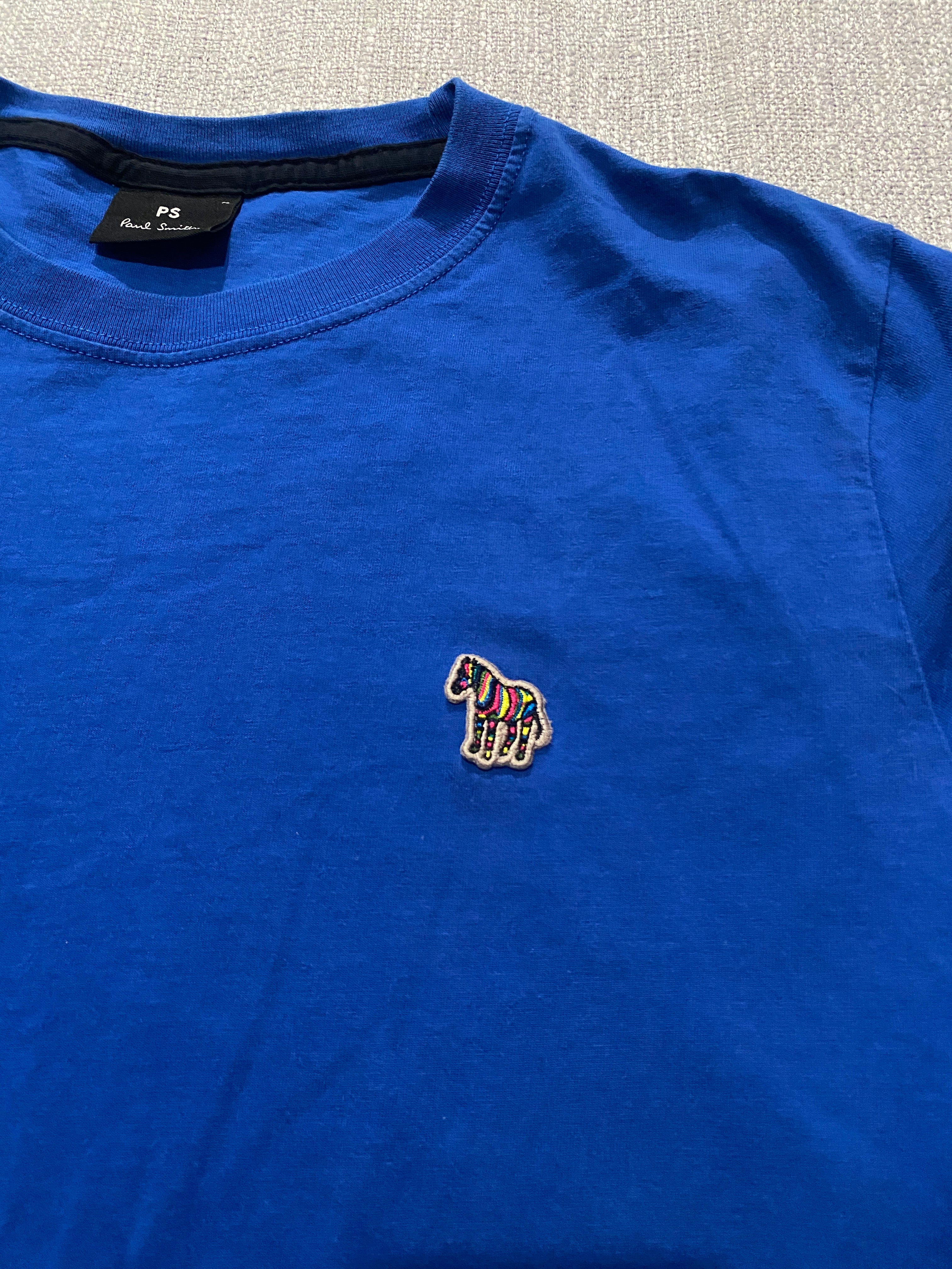 Paul Smith Blue Organic Cotton Tee