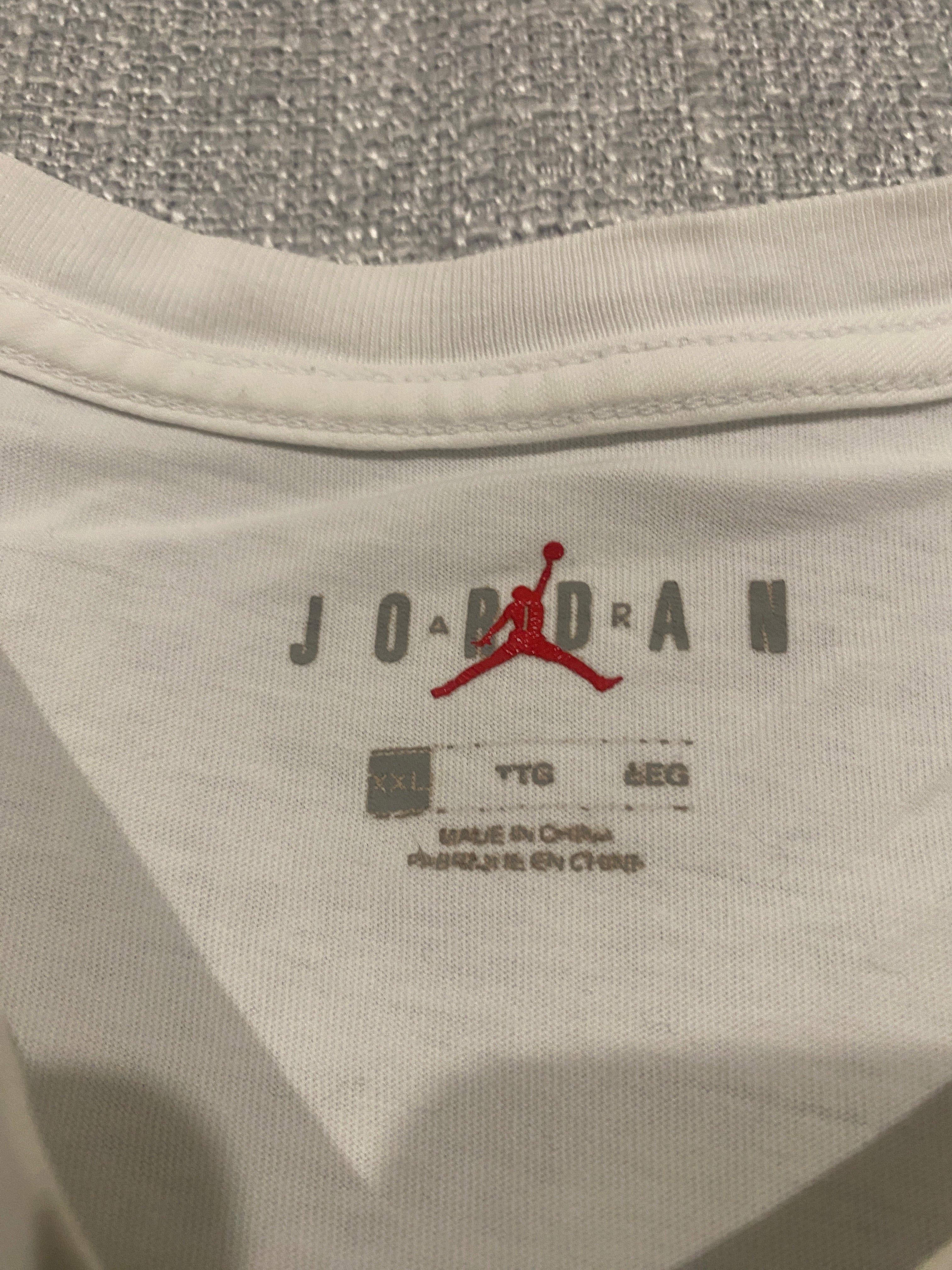 Nike Air Jordan Graphic Tee White Blue Orange