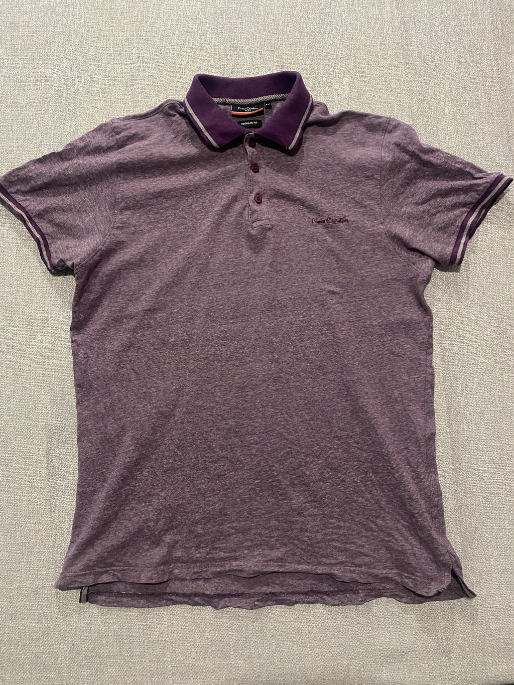Pierre Cardin Men's Purple Polo Shirt