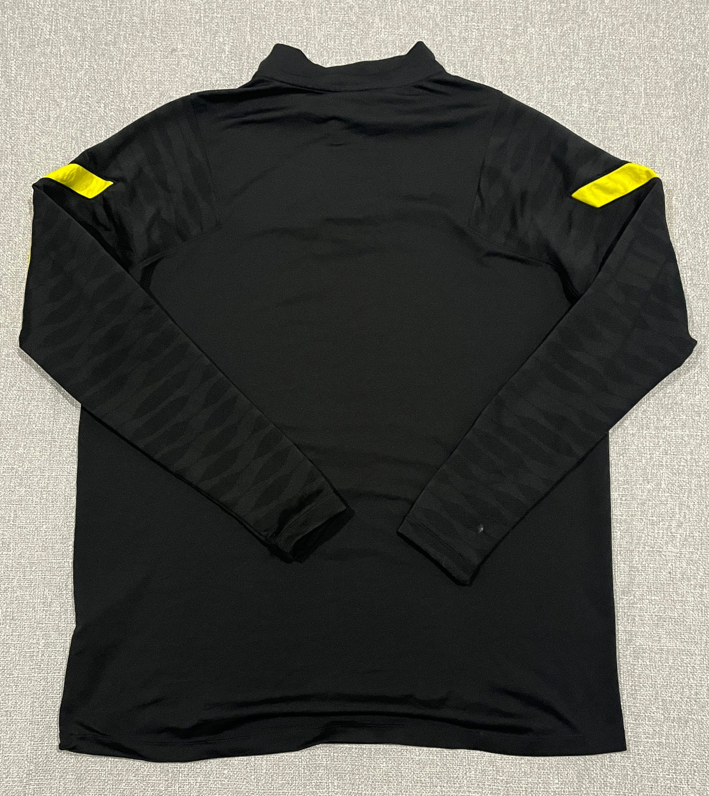 Nike Chelsea FC Dri-FIT Training Top Mens XL Black 1/4 Zip Football Long Sleeve