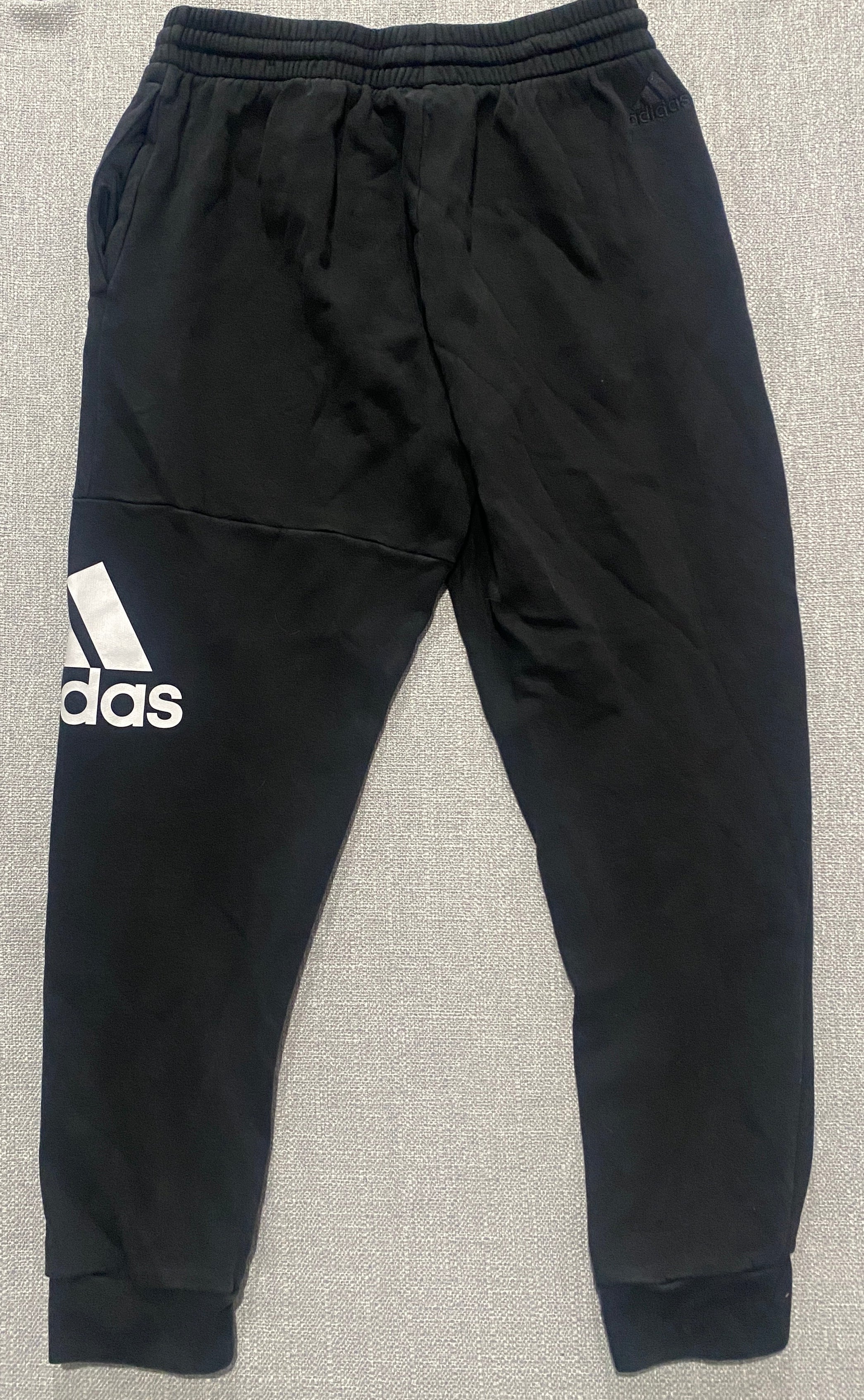 Adidas Black Logo Sweatpants