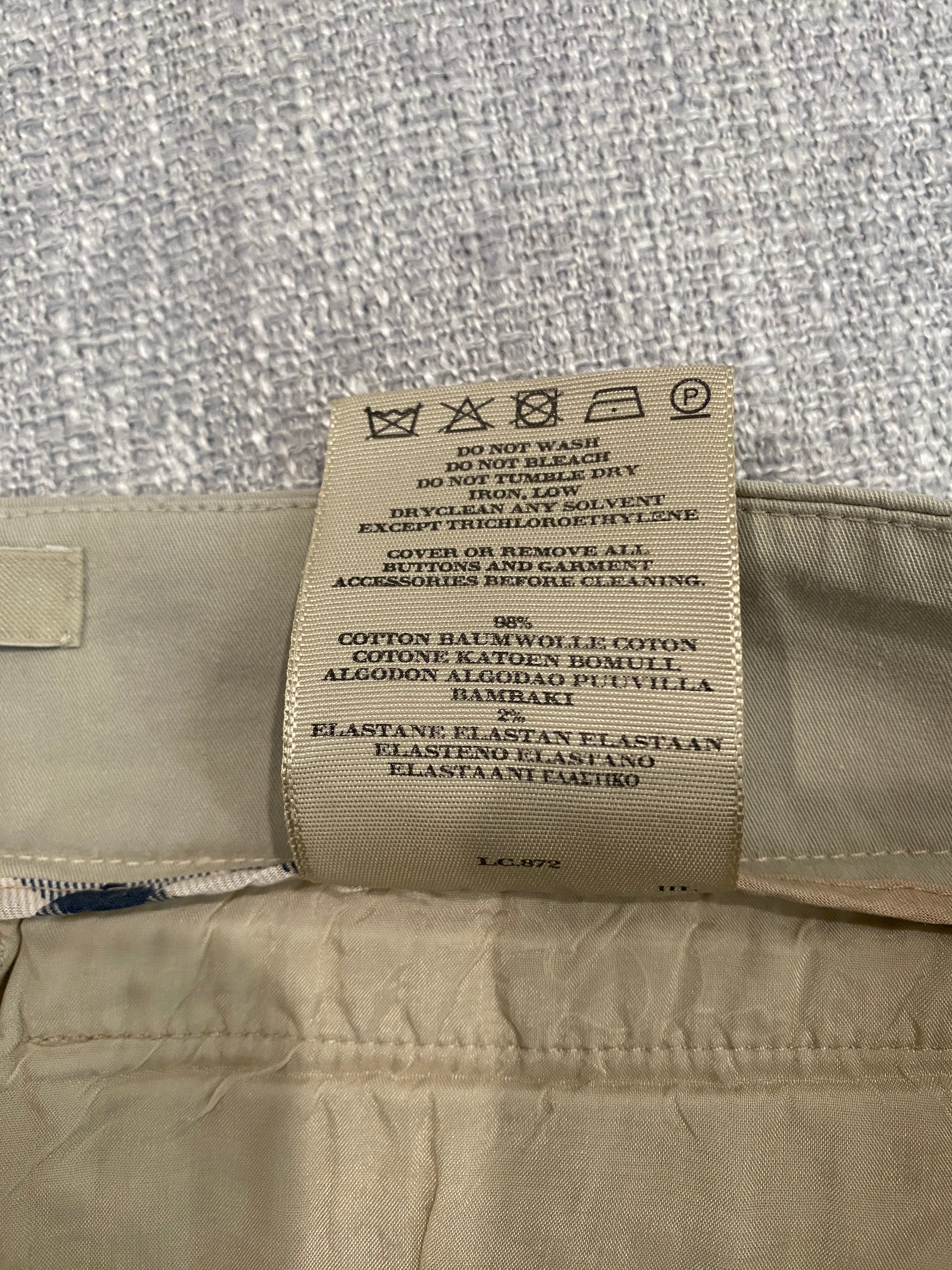 Burberry London Beige Dress Pants