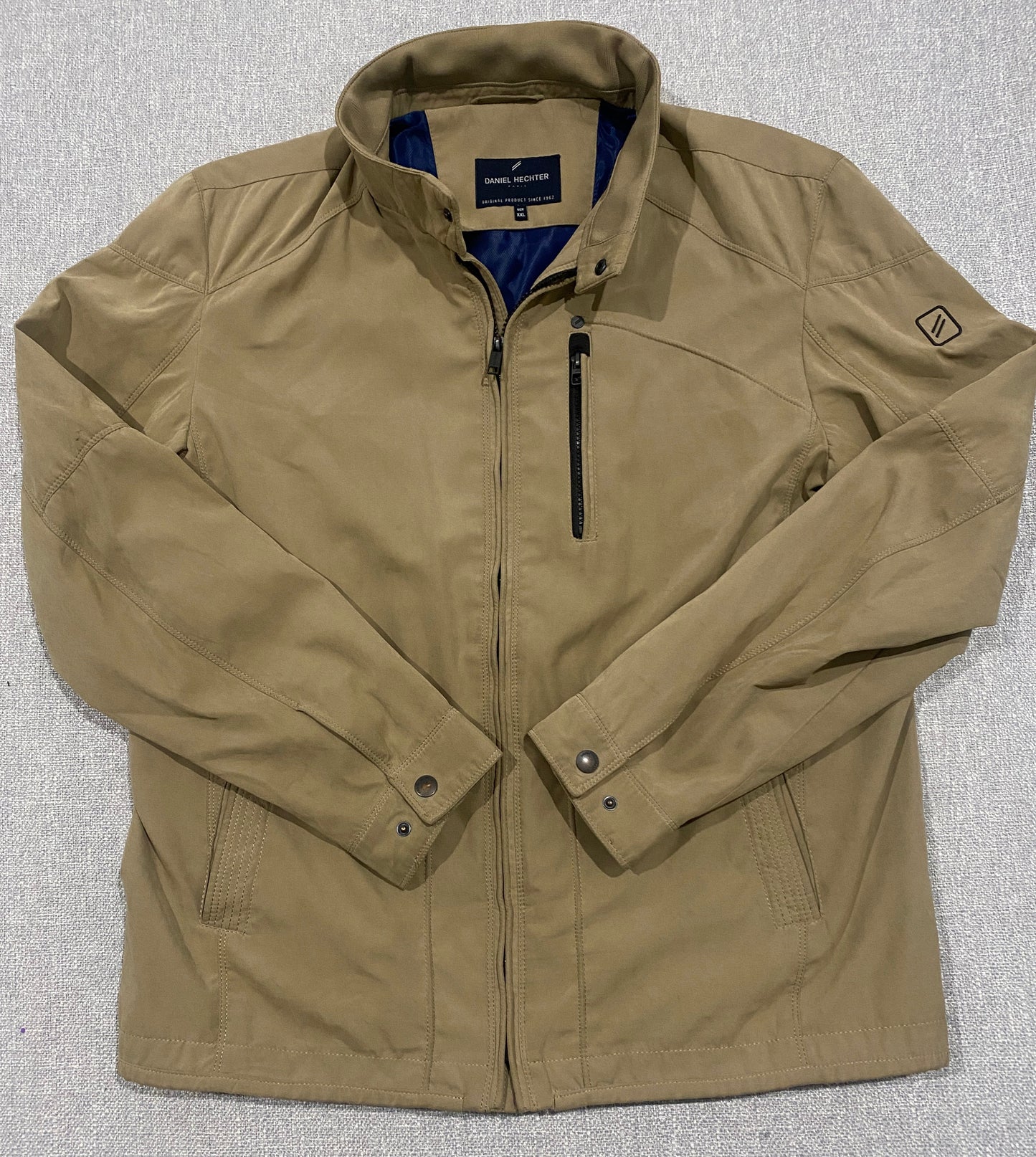 Daniel Hechter Men’s Jacket Beige/Tan Full Zip Coat XXL