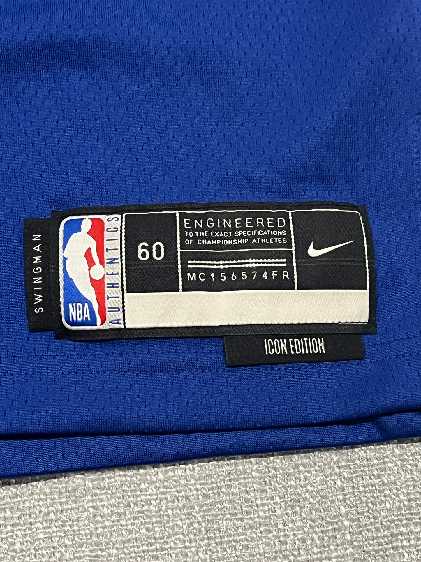 Nike Golden State Warriors Andre Iguodala #9 Swingman Jersey Blue Size 3XL NBA