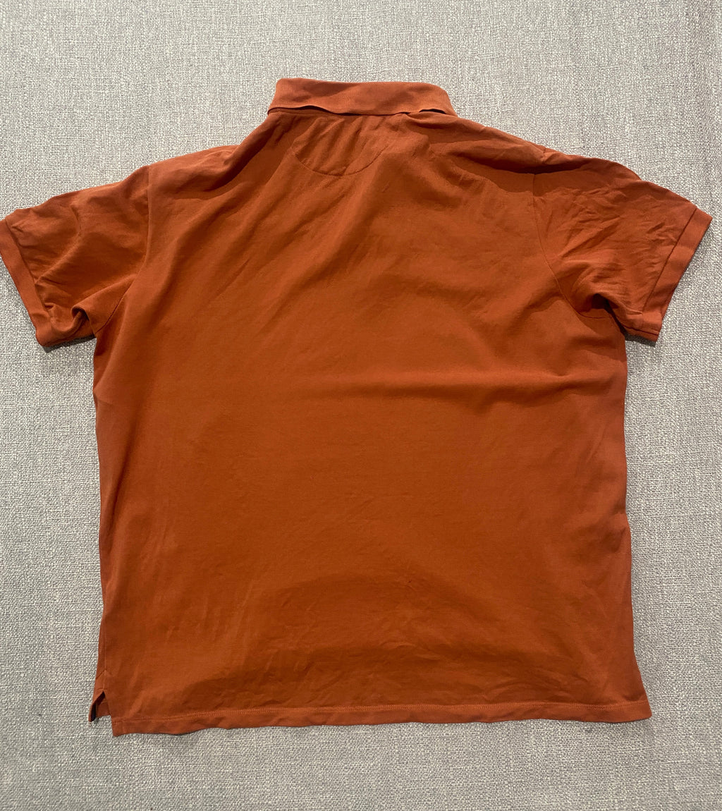 Paul Smith Men's Polo Shirt in Rust Orange