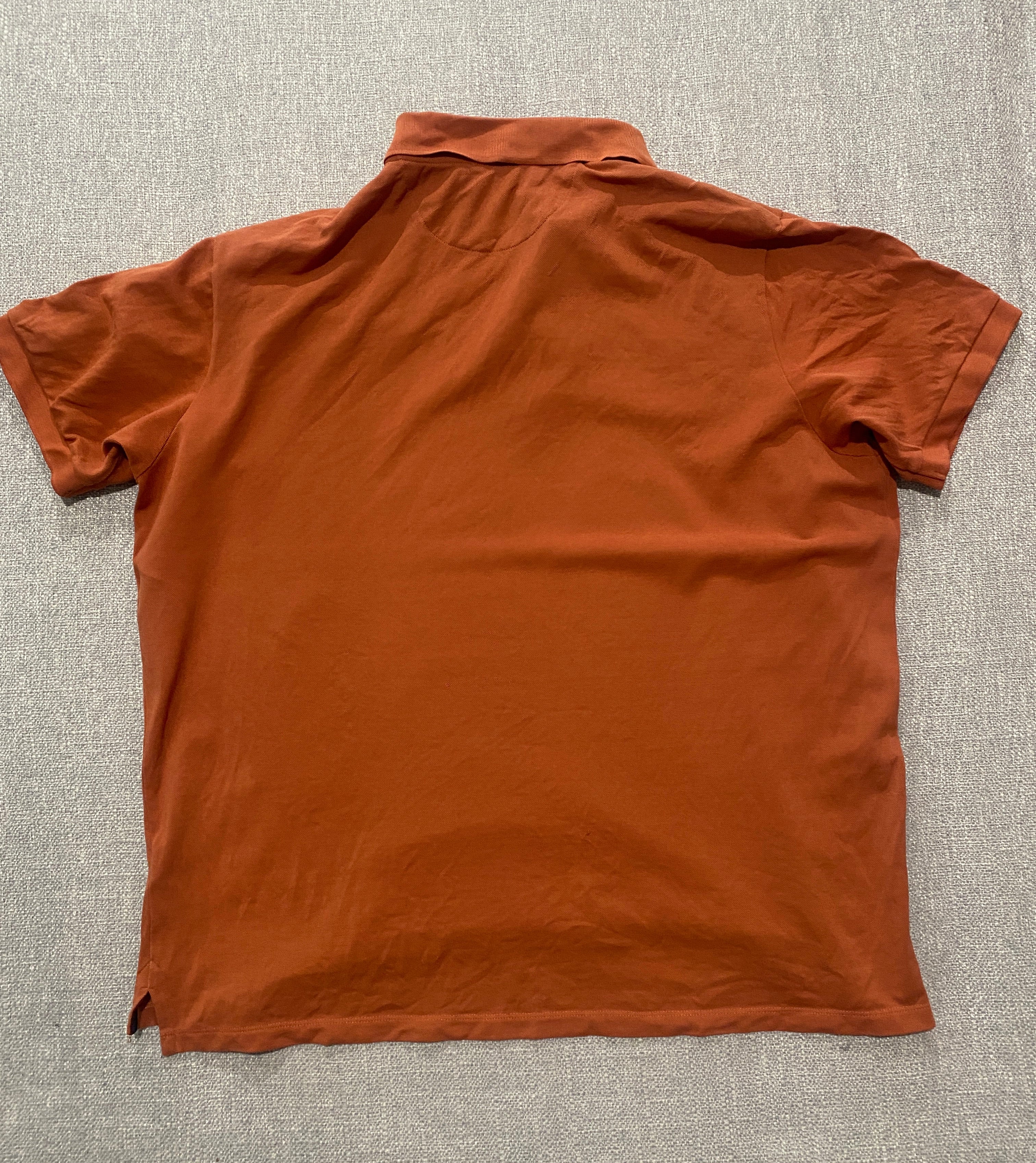 Paul Smith Men's Polo Shirt in Rust Orange