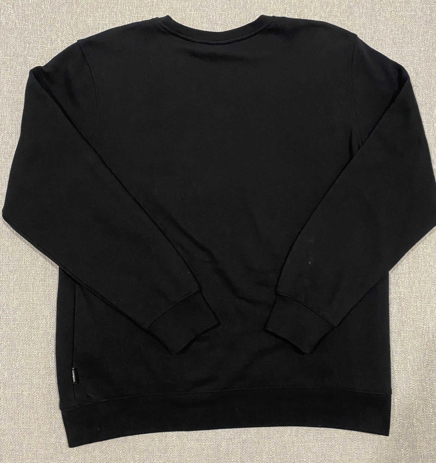 Hurley Sweatshirt Mens XL black Crew Neck Logo Jumper