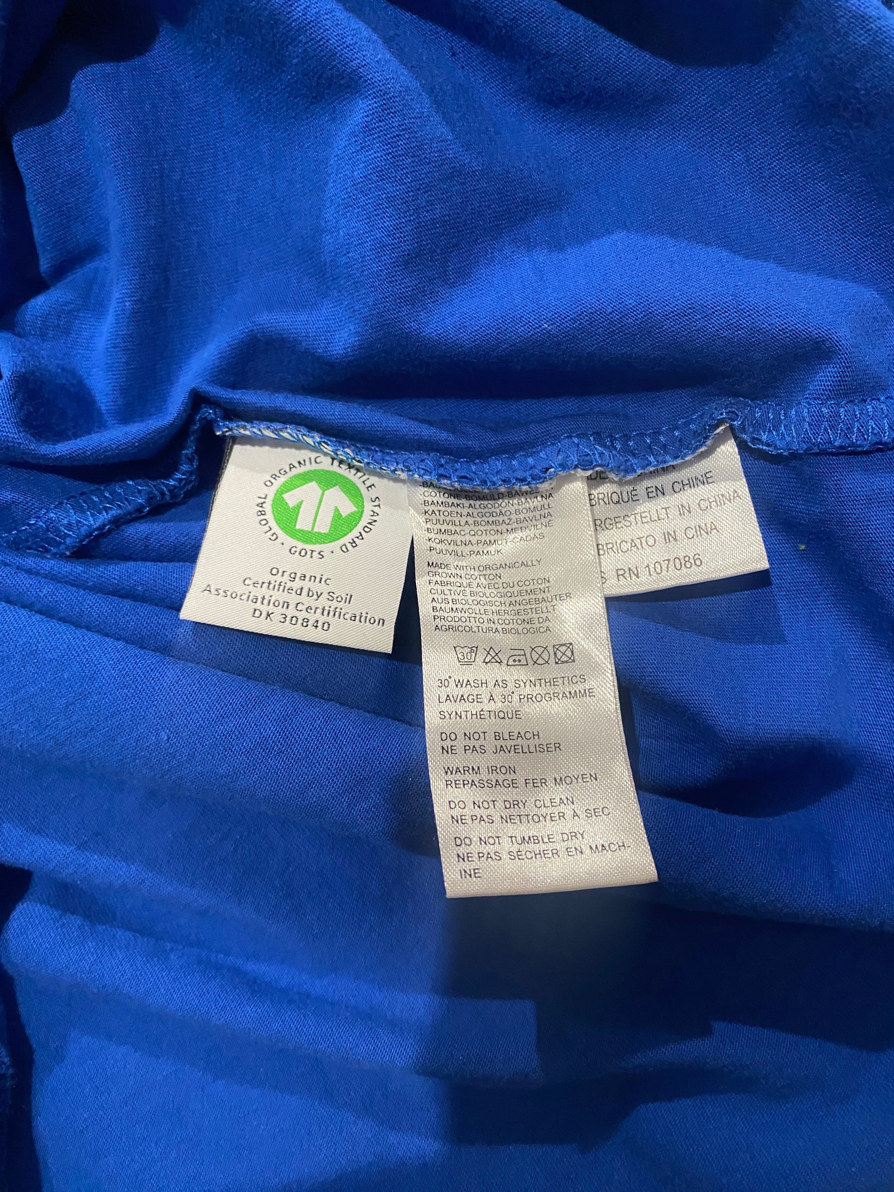 Paul Smith Blue Organic Cotton Tee