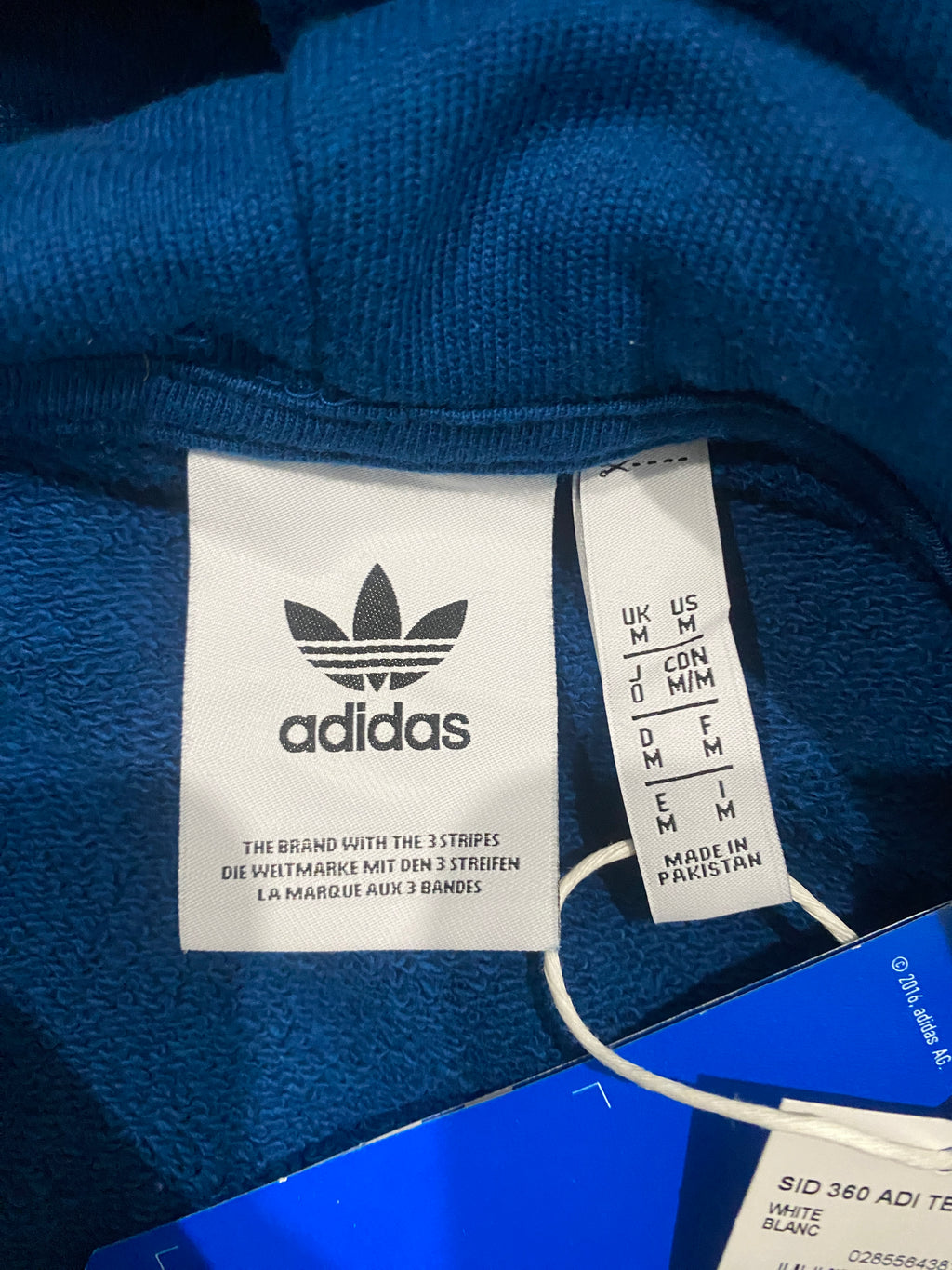 Adidas Originals Trefoil Logo Blue Hoodie