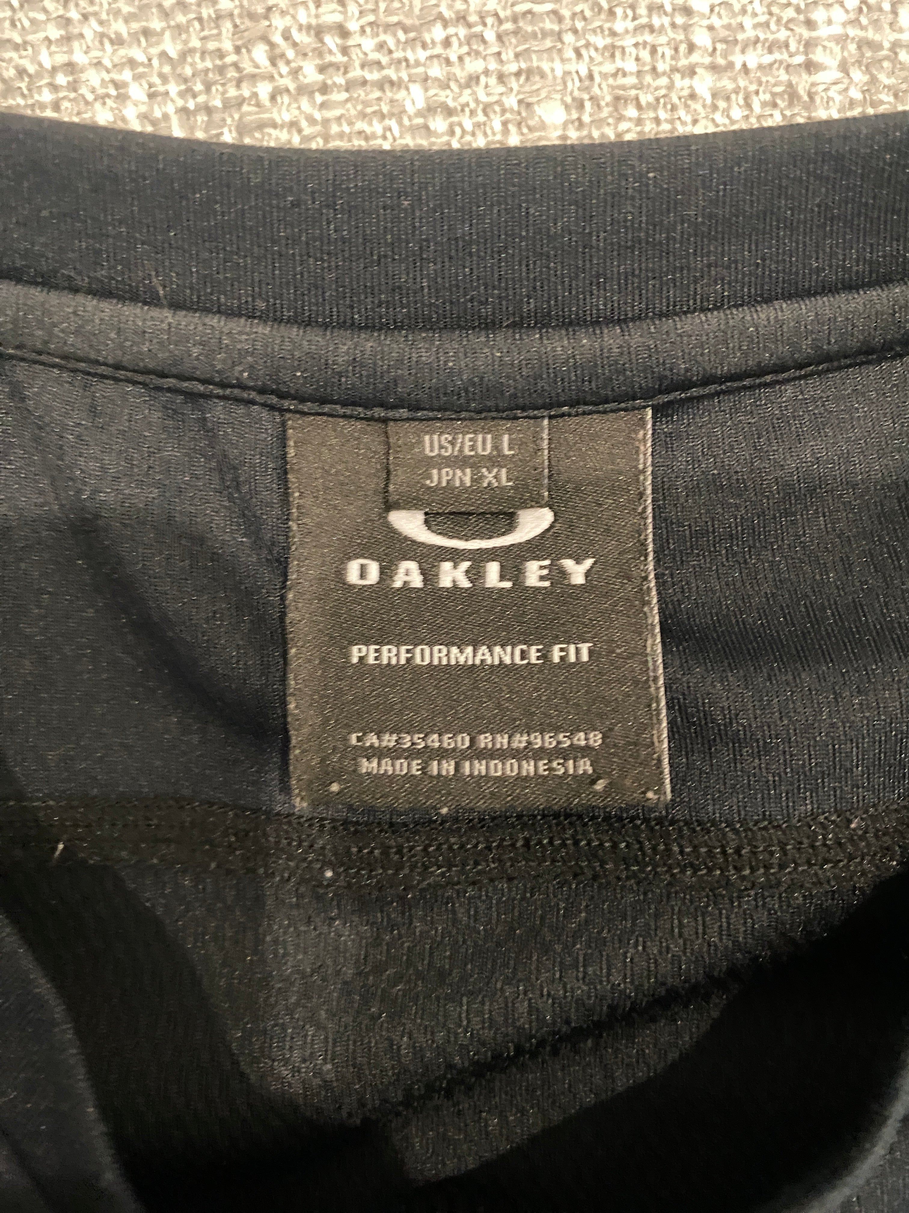 Oakley Performance Fit Black Tee
