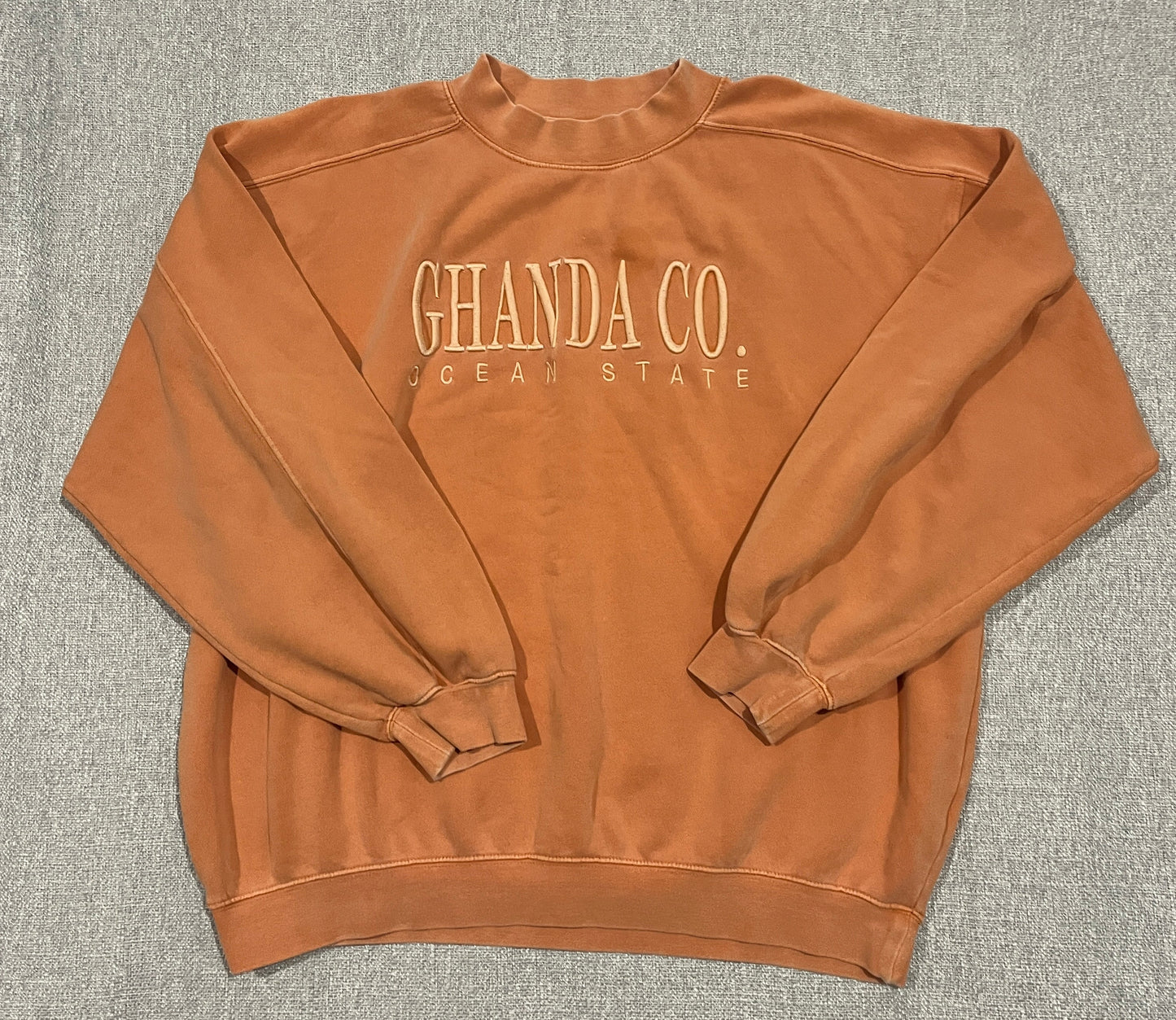 Ghanda Women’s Burnt Orange Sweater size 14