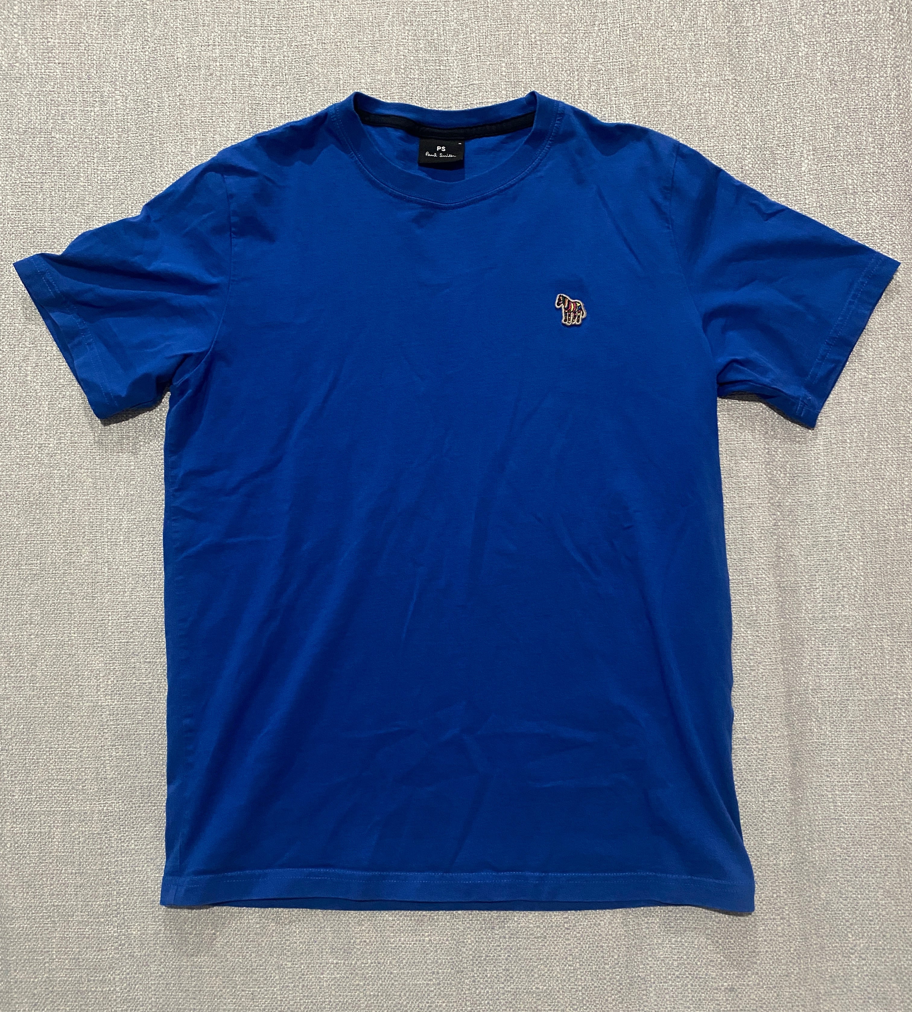 Paul Smith Blue Organic Cotton Tee