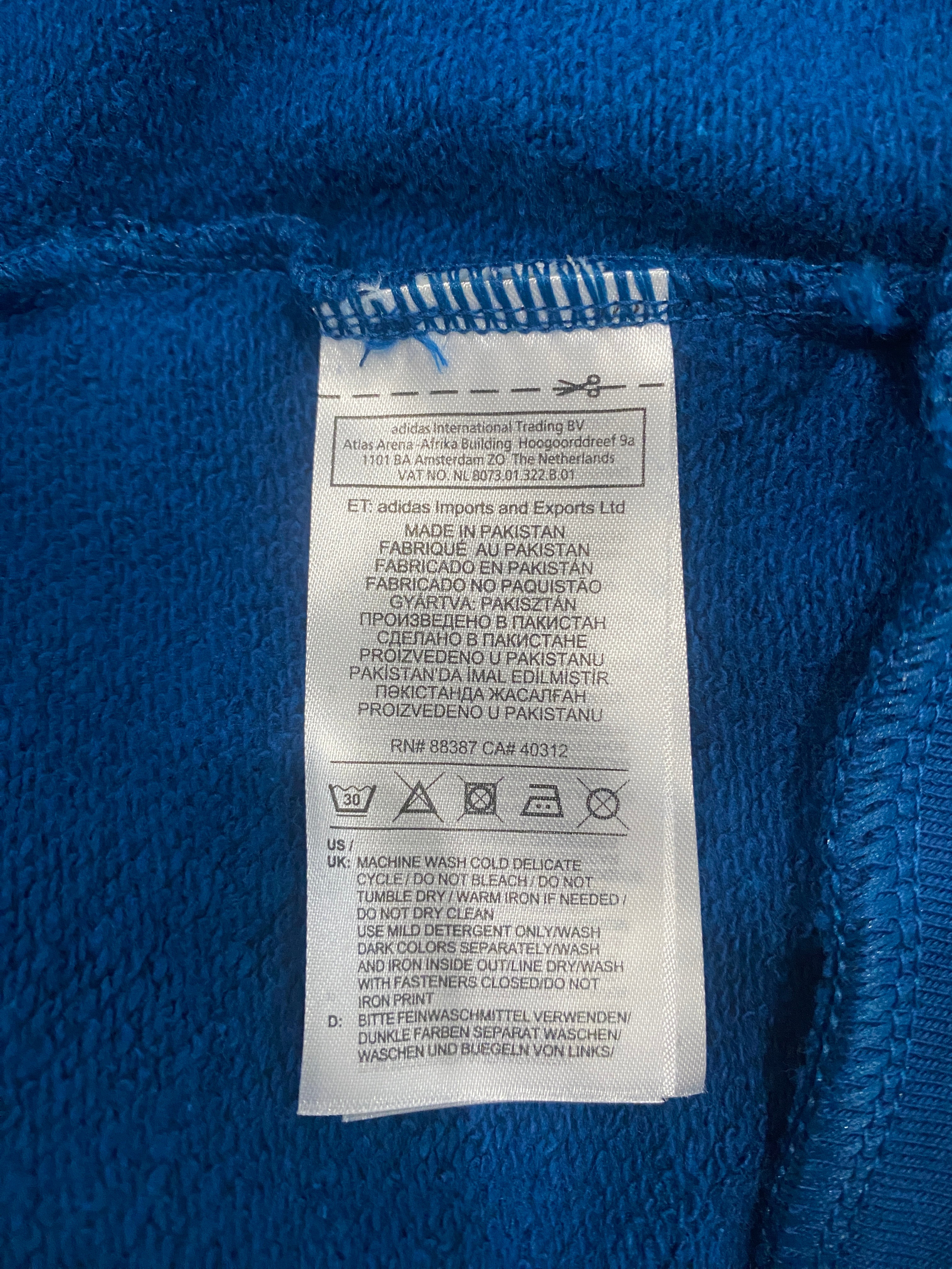 Adidas Originals Trefoil Logo Blue Hoodie