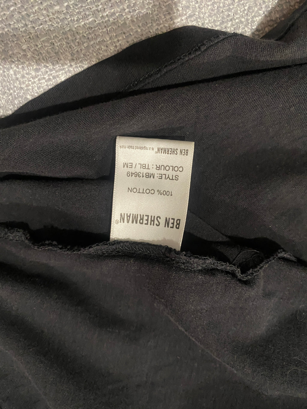 Ben Sherman Original Black Tee