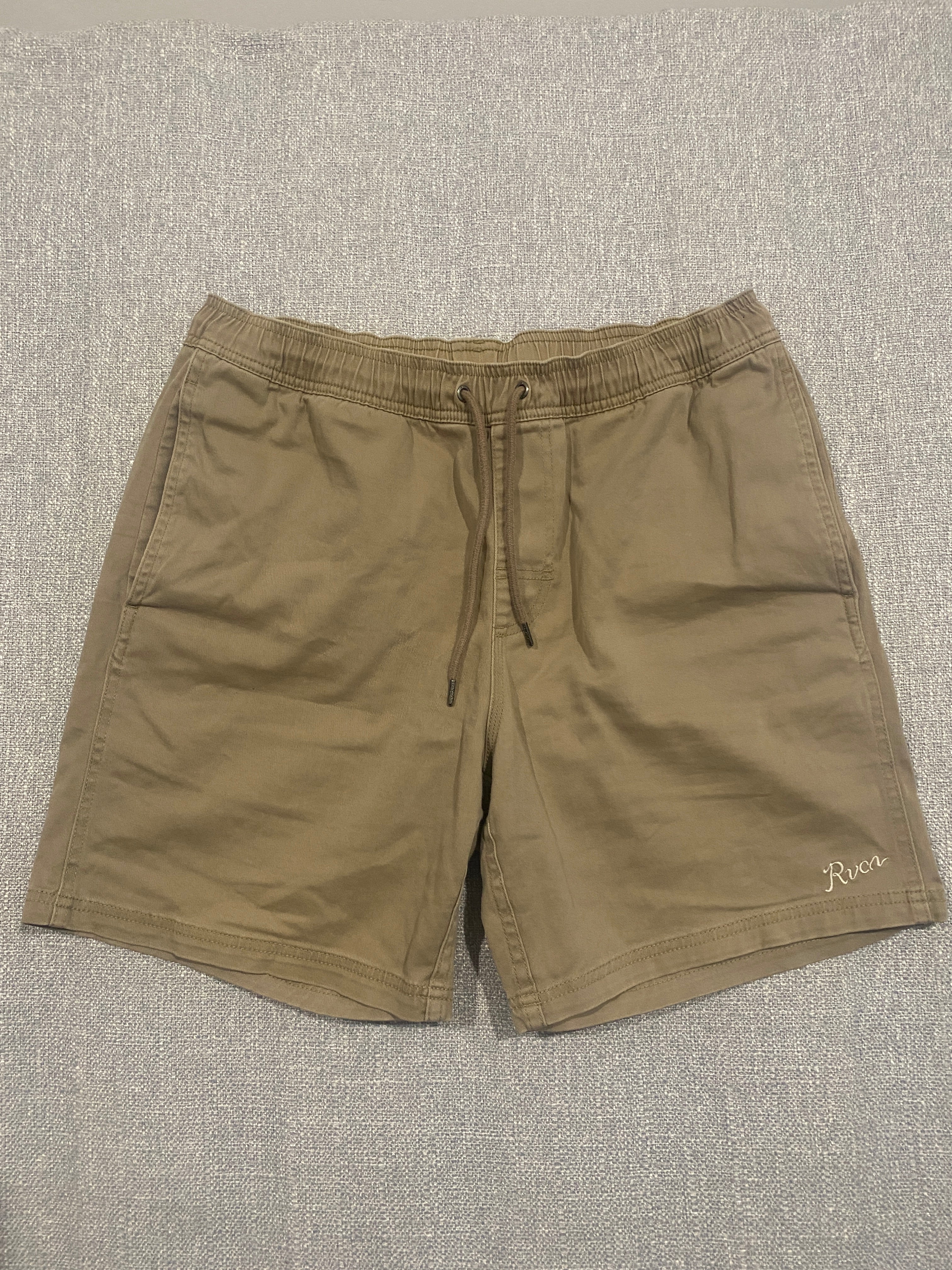RVCA Men's Khaki Casual Shorts