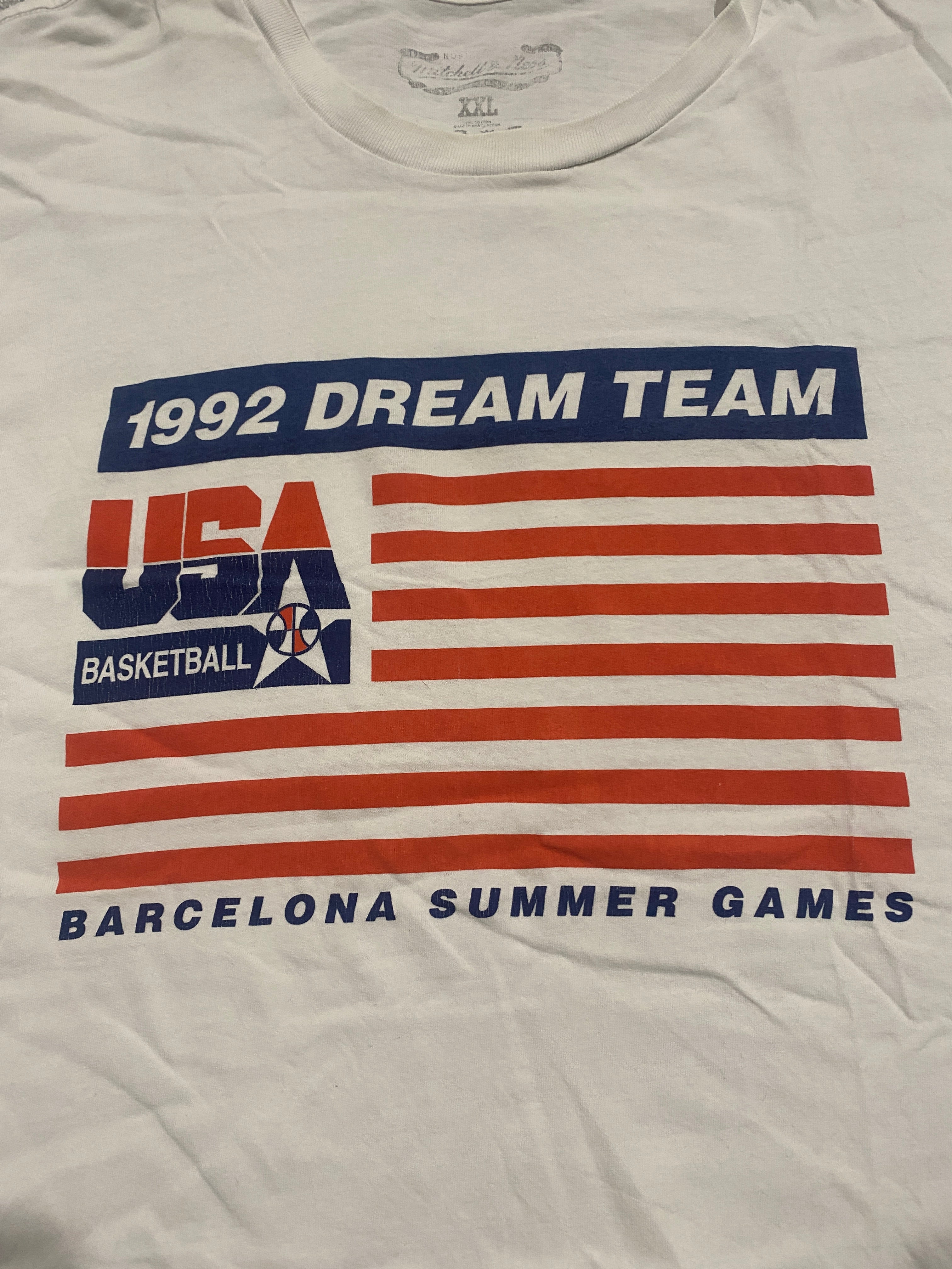 Mitchell & Ness 1992 Dream Team USA Basketball T-Shirt