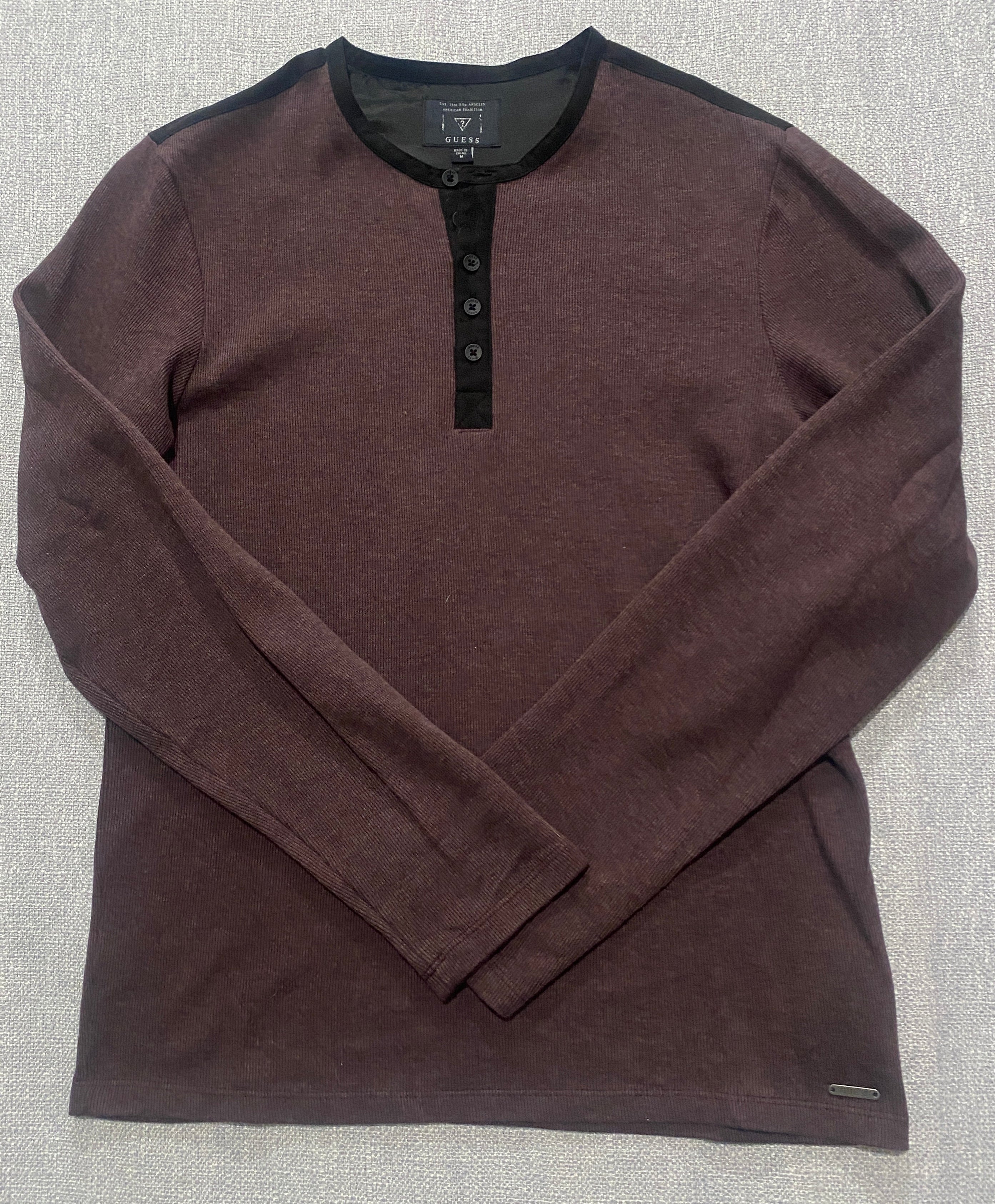 Guess Henley L/S Tee