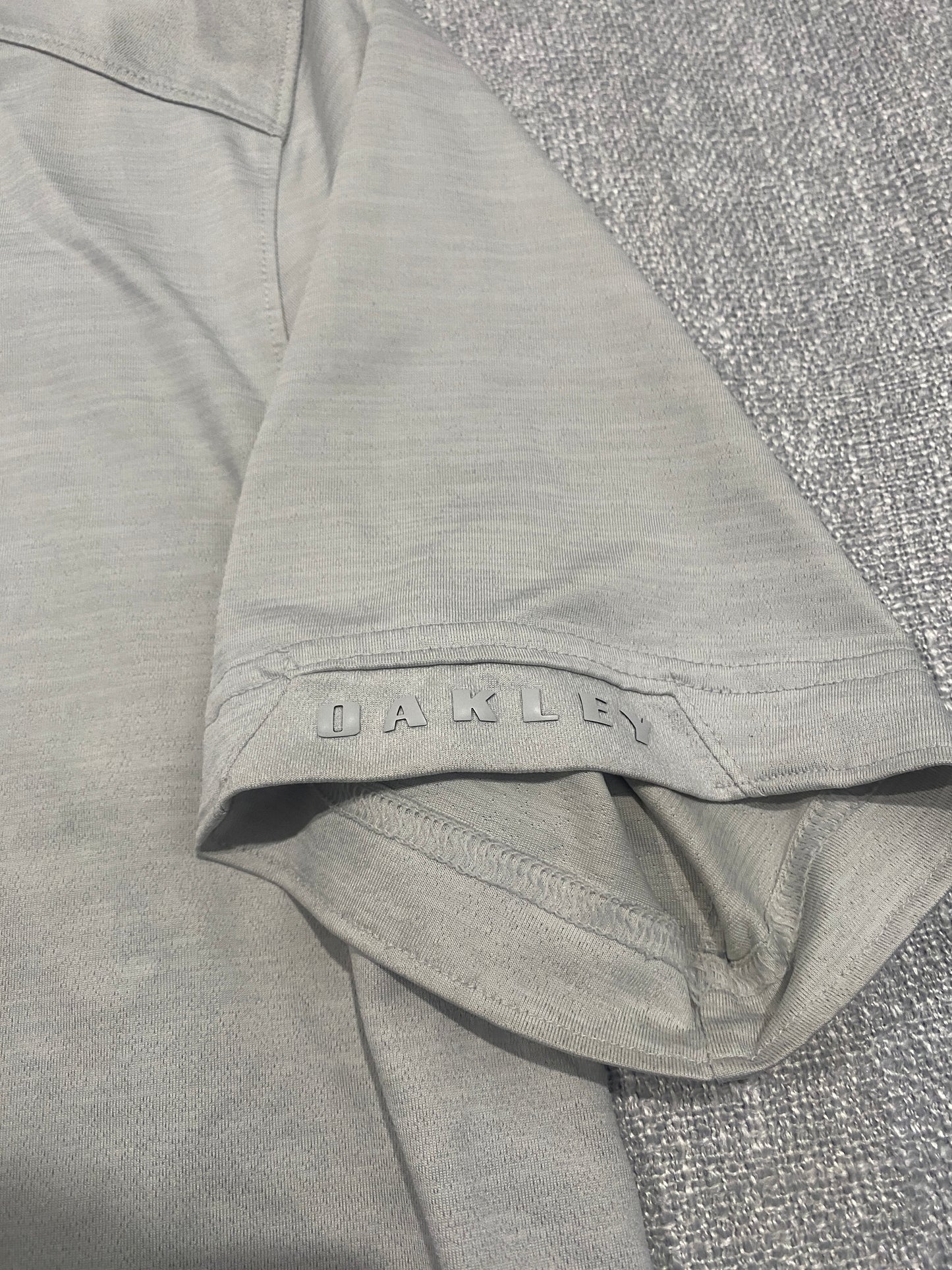 Oakley Regular Fit Polo Shirt Men’s 2XL Grey Performance Golf Casual