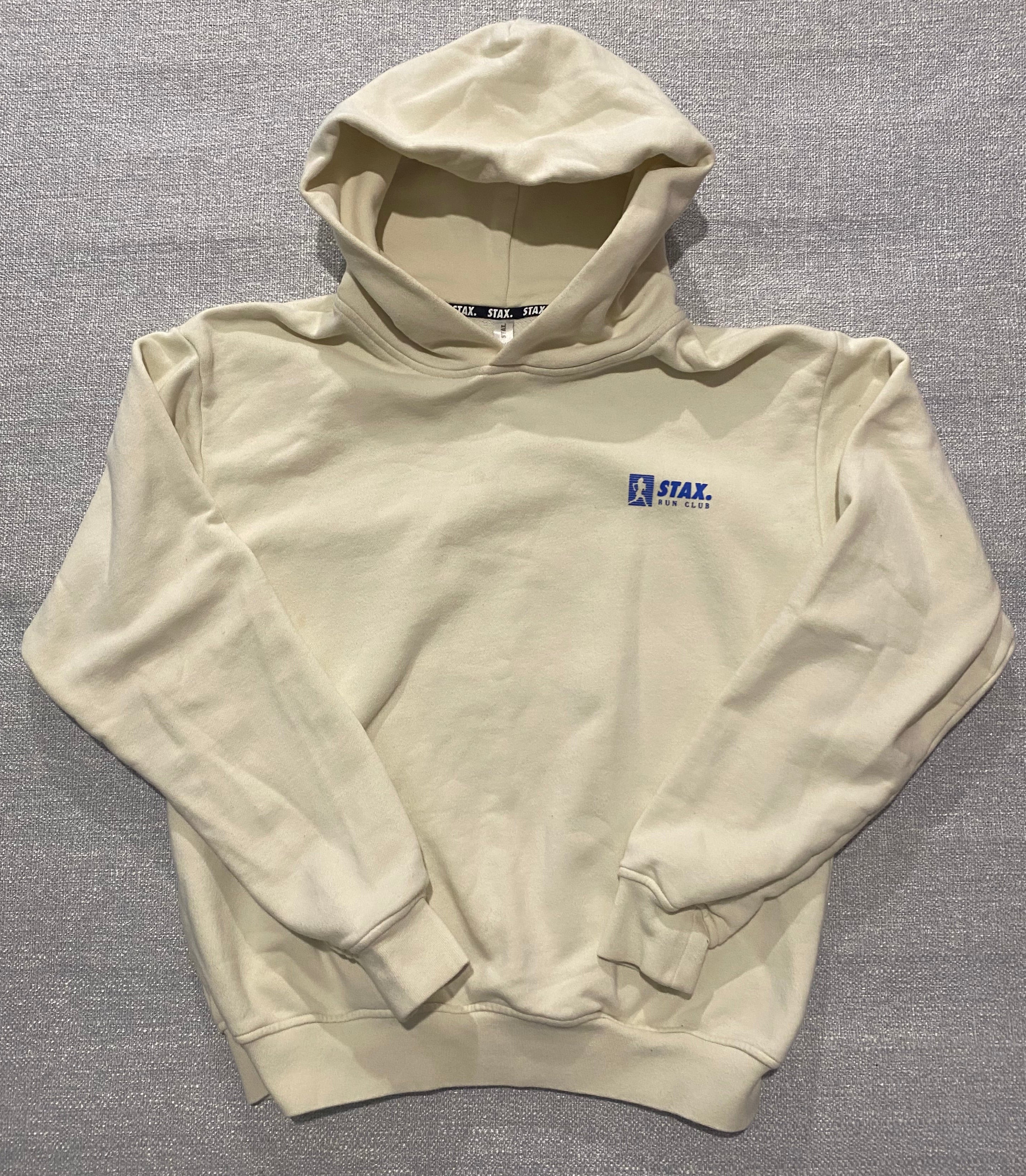 Stax Run Club Hoodie in Cream