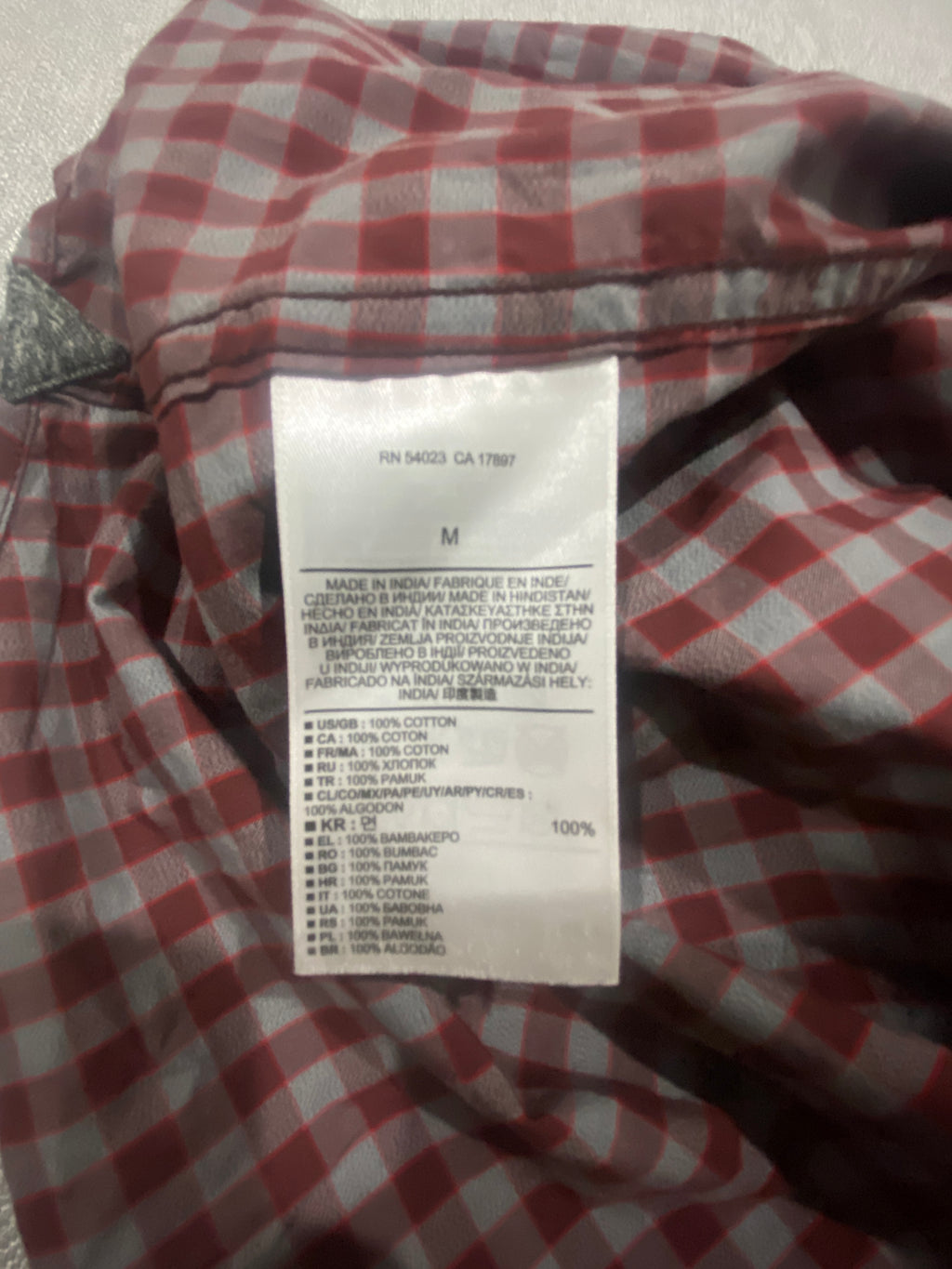 Banana Republic Soft Wash Slim Fit Checkered Shirt