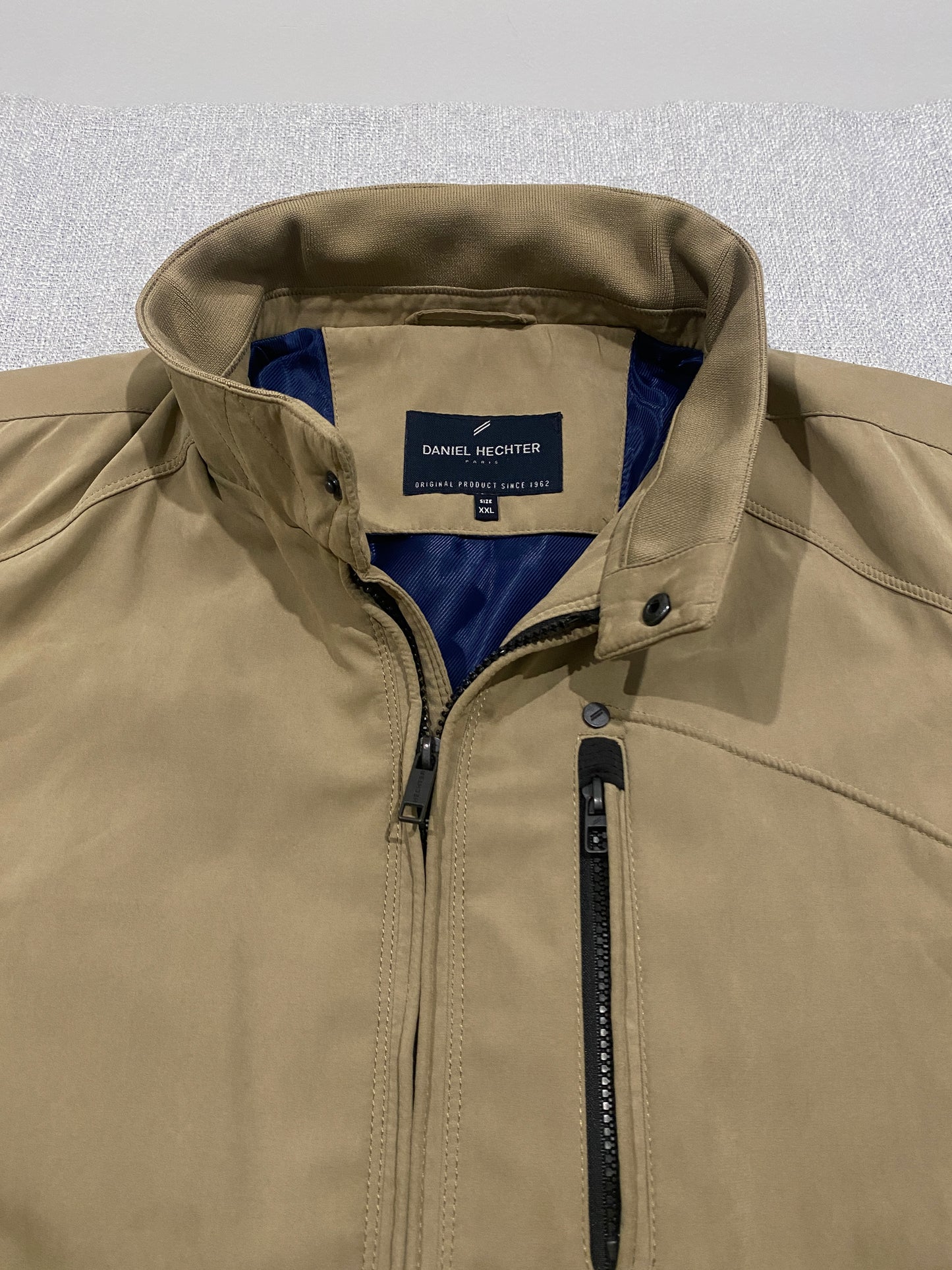 Daniel Hechter Men’s Jacket Beige/Tan Full Zip Coat XXL