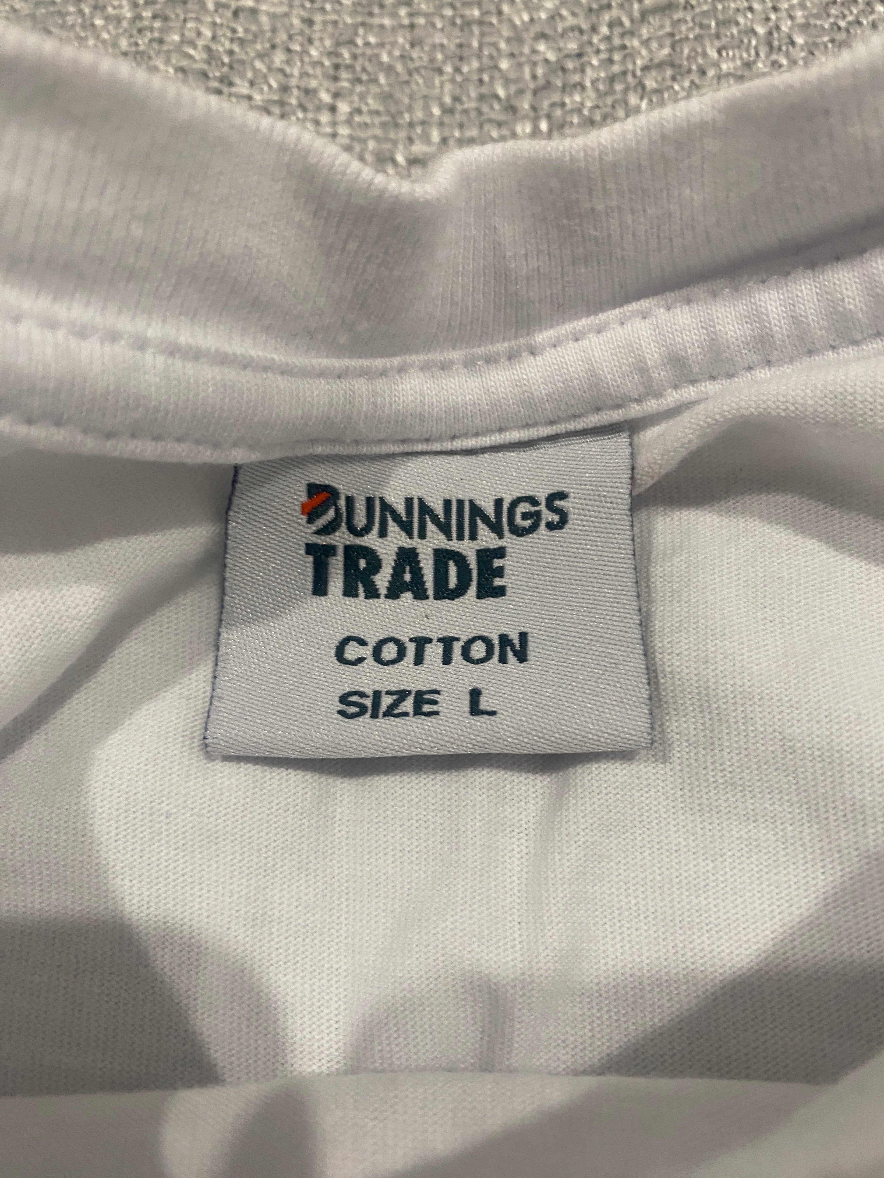 Bunnings Trade White T-Shirt