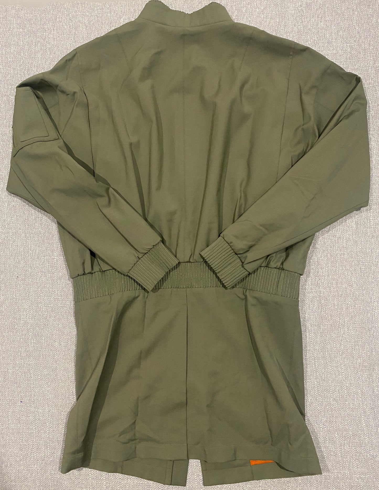 Calvin Klein Collection Jacket Mens 48 (L/XL) Olive Green Bomber Italy Designer