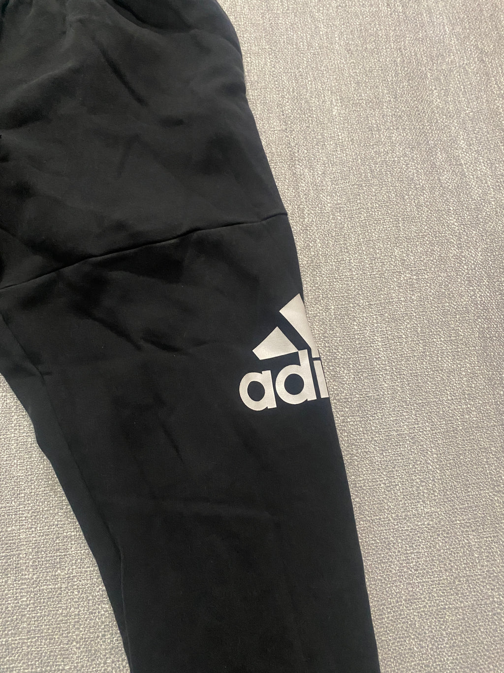 Adidas Black Logo Sweatpants