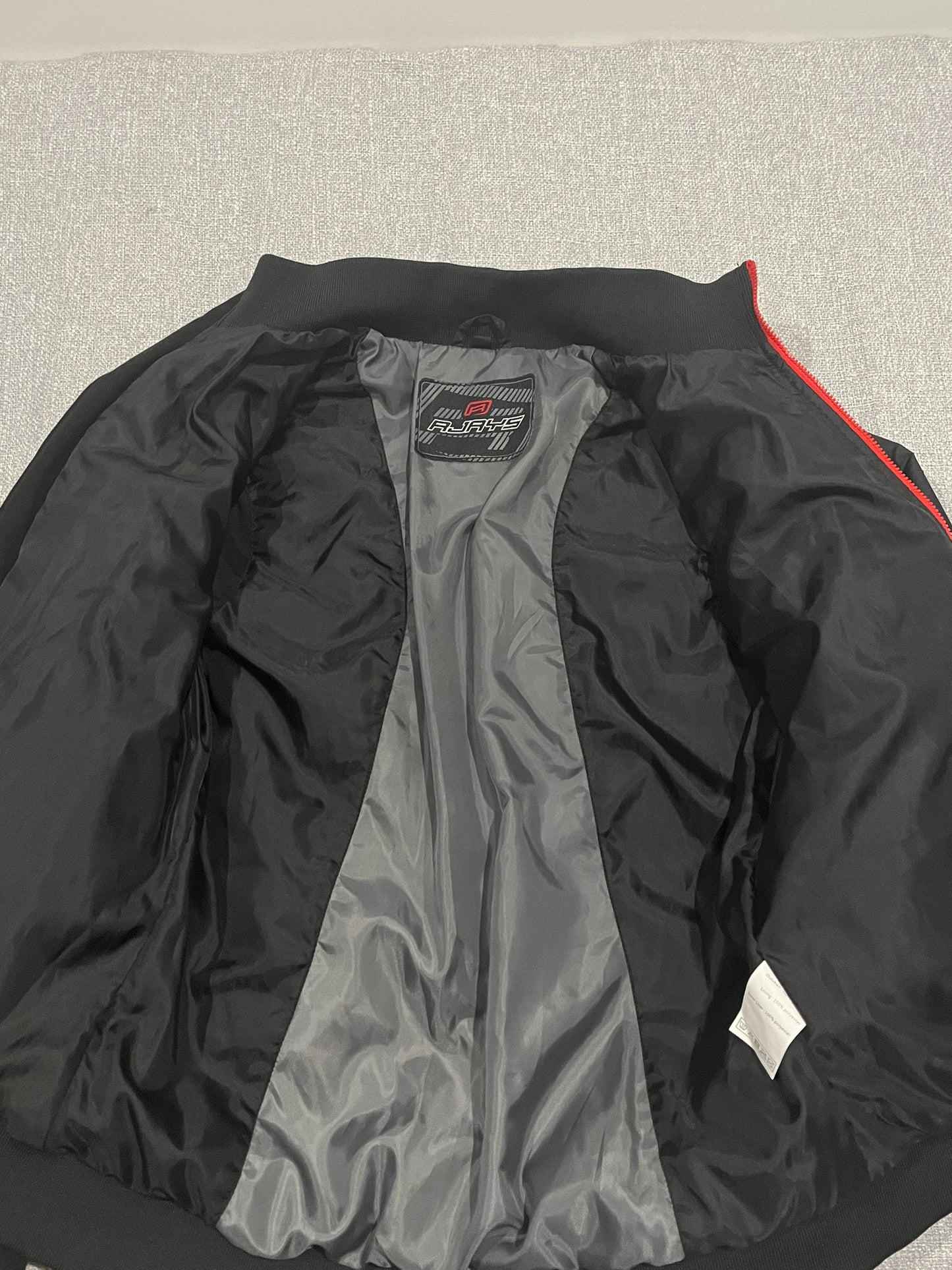 RJAYS Puffer Jacket Black Red Womens Size 10