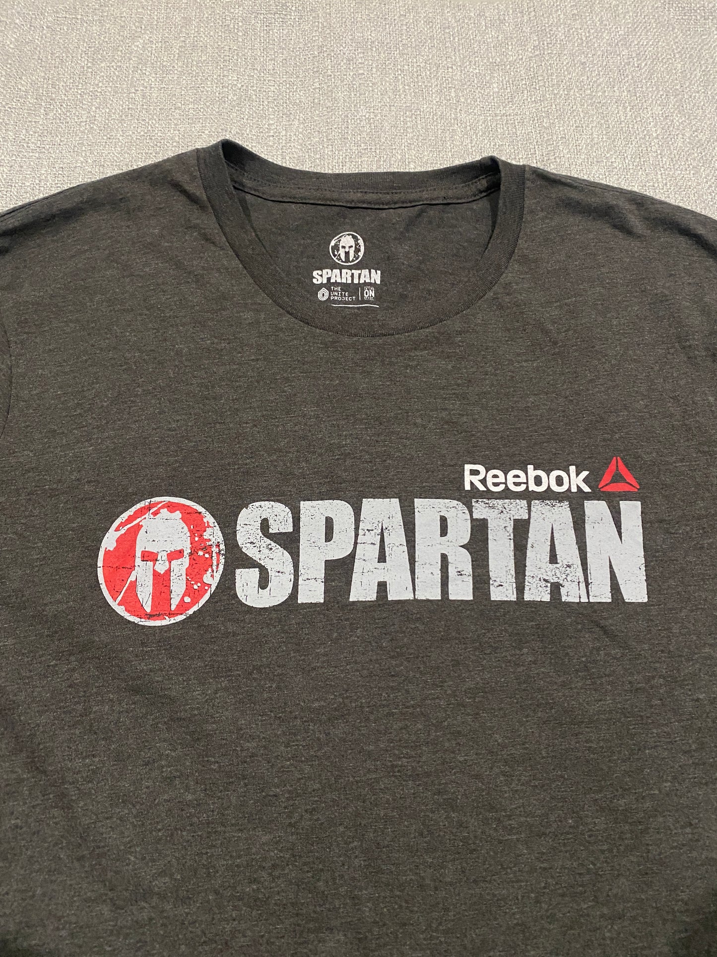 Reebok Spartan Race Sprint Finisher 2017 Graphic T-Shirt Men’s Large Grey