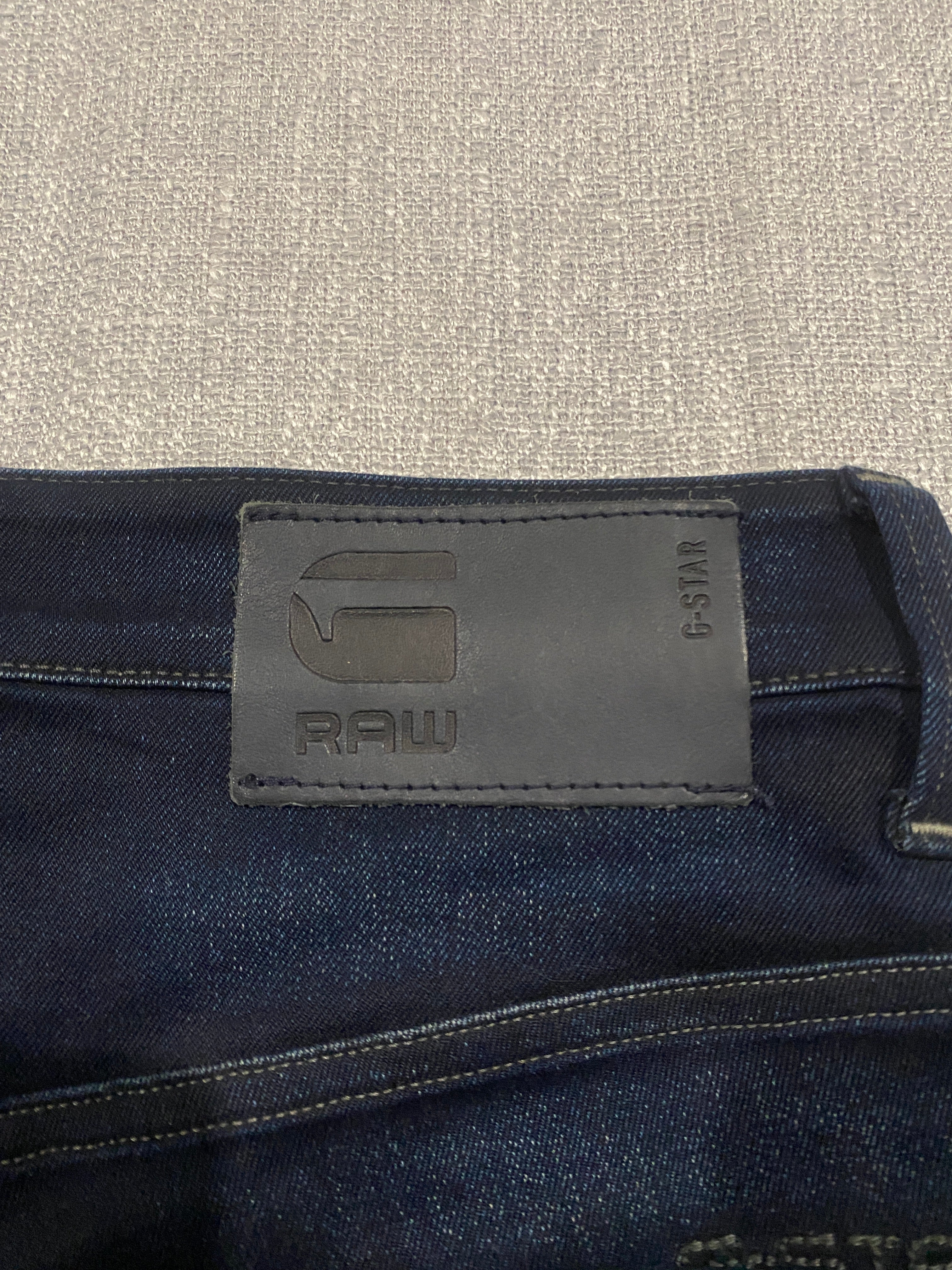 G-Star RAW 3301 Slim Fit Dark Wash Jeans Men's