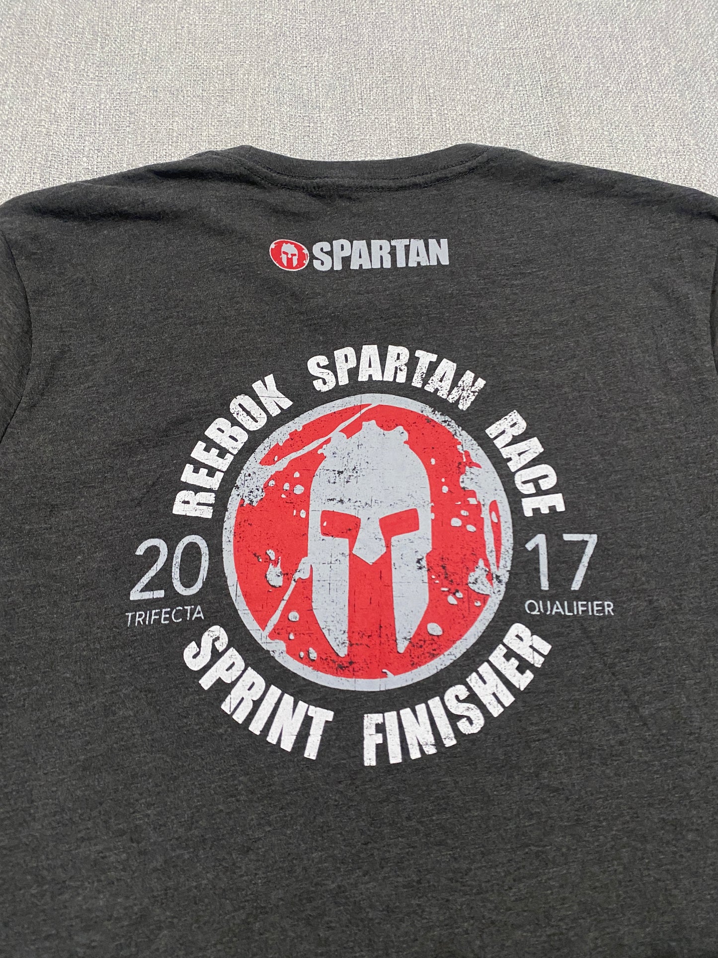 Reebok Spartan Race Sprint Finisher 2017 Graphic T-Shirt Men’s Large Grey