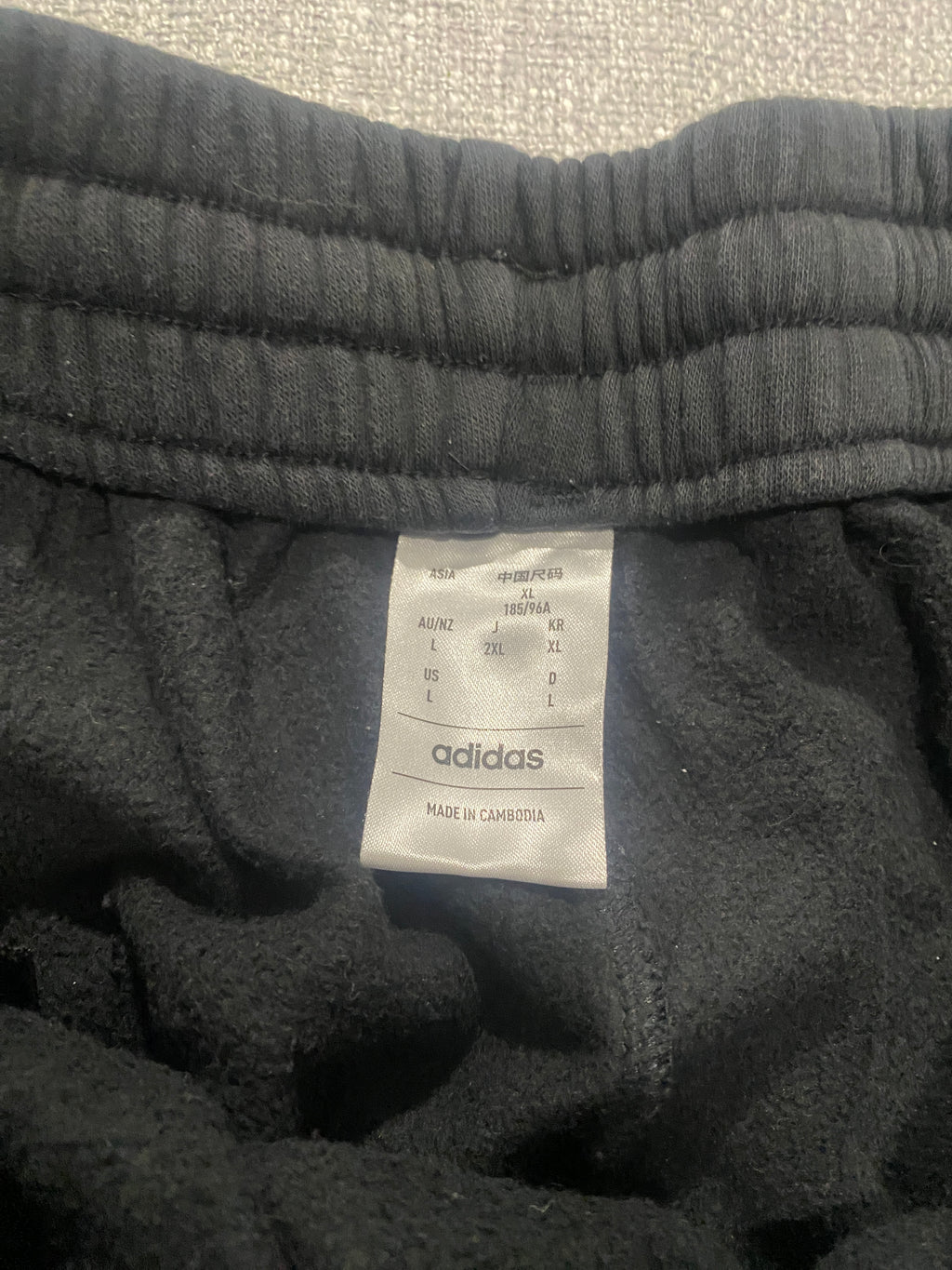 Adidas Black Logo Sweatpants