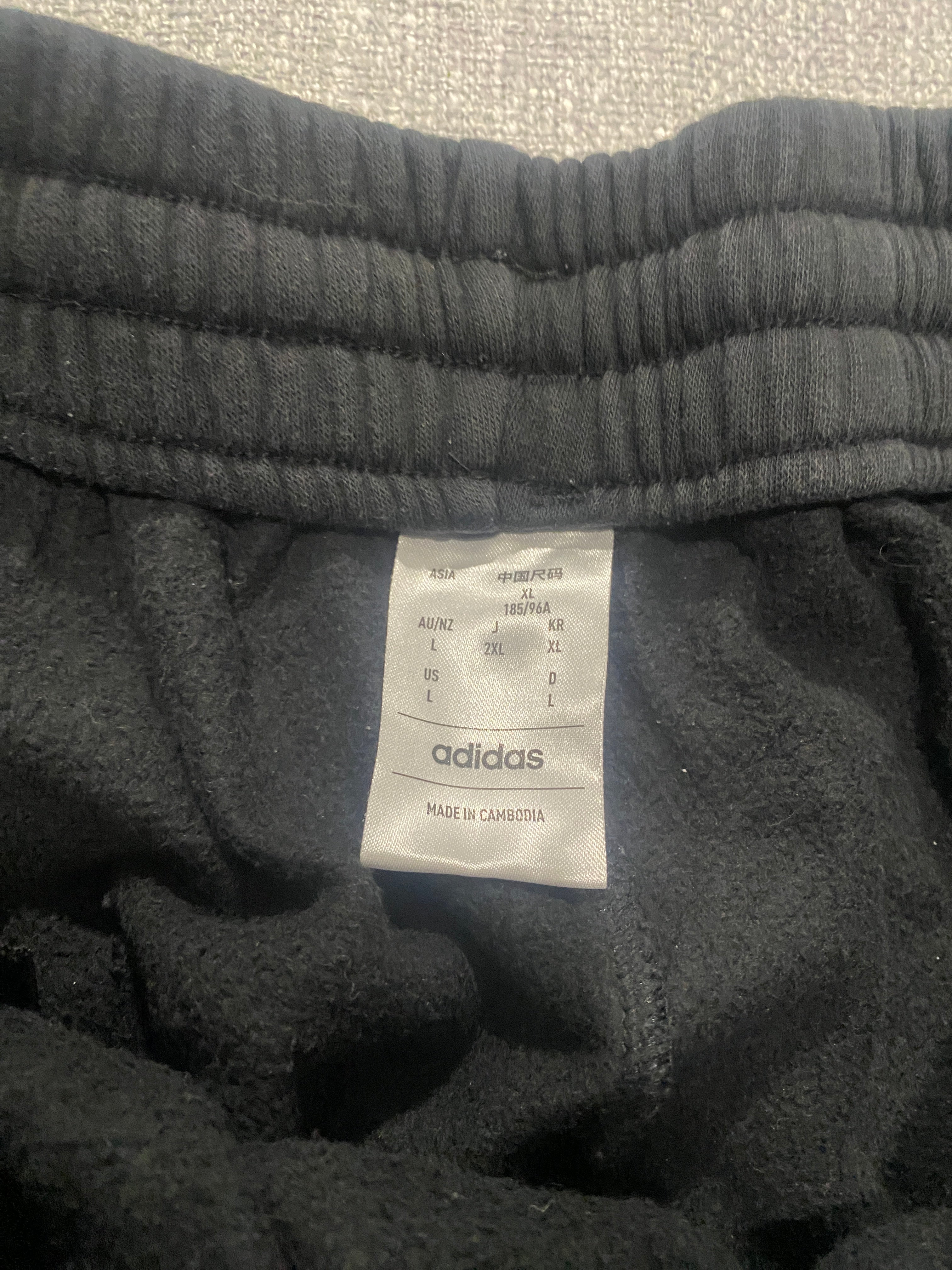 Adidas Black Logo Sweatpants