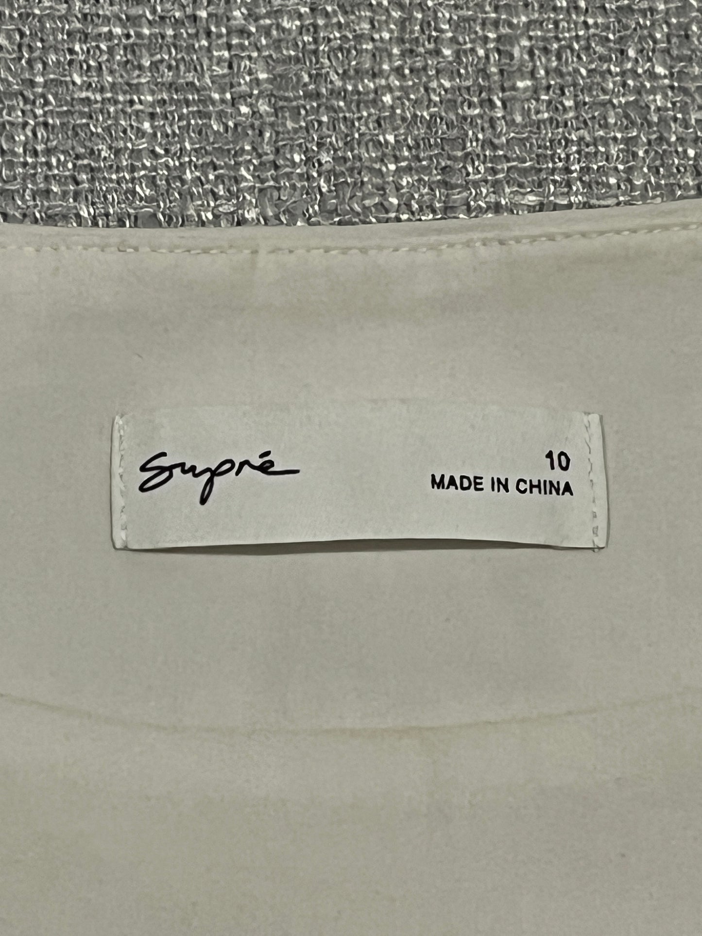 Supre Women’s Sleeveless Tie Back Top – Size 10