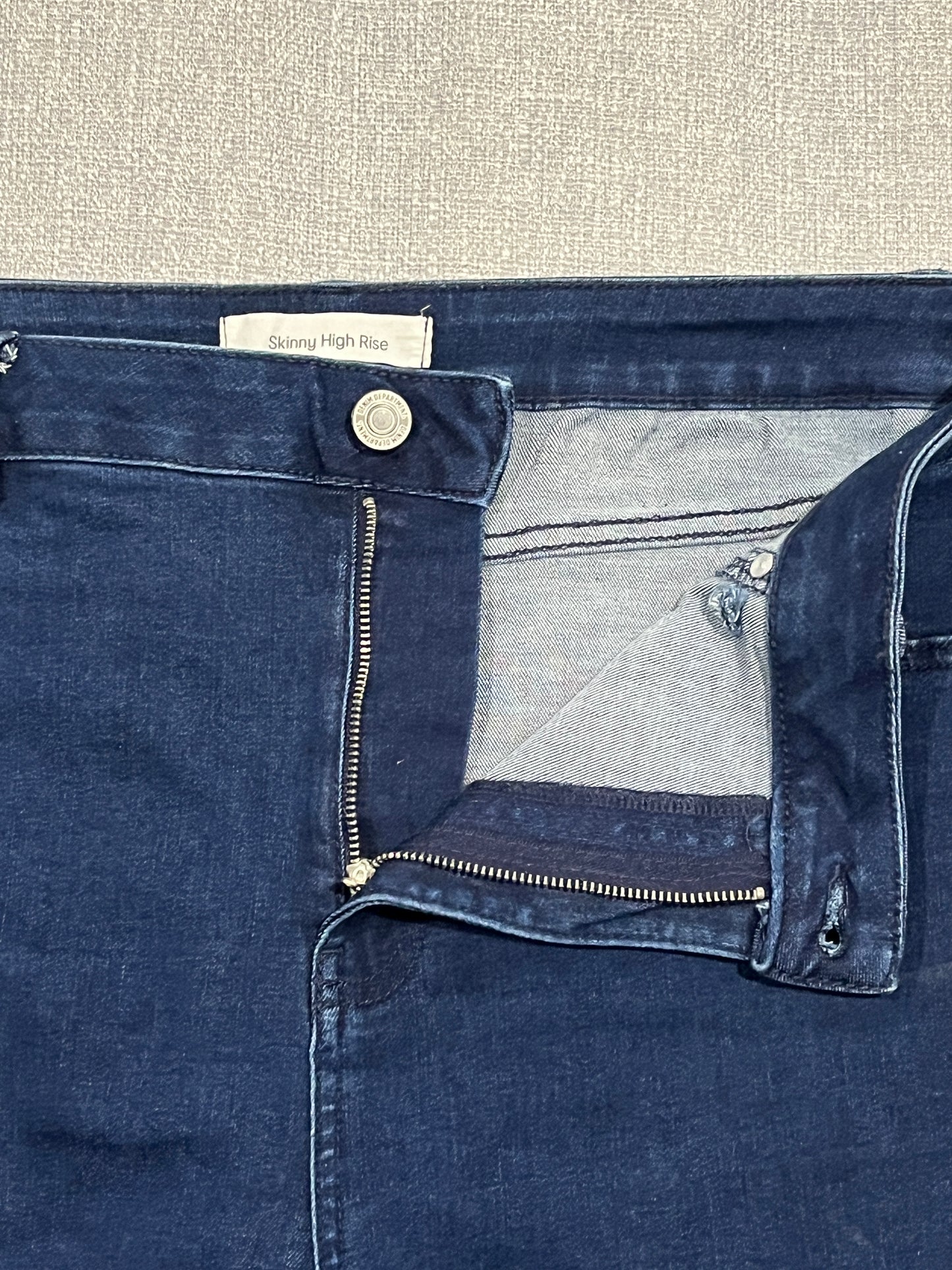 Anko navy high rise skinny jeans women’s 18