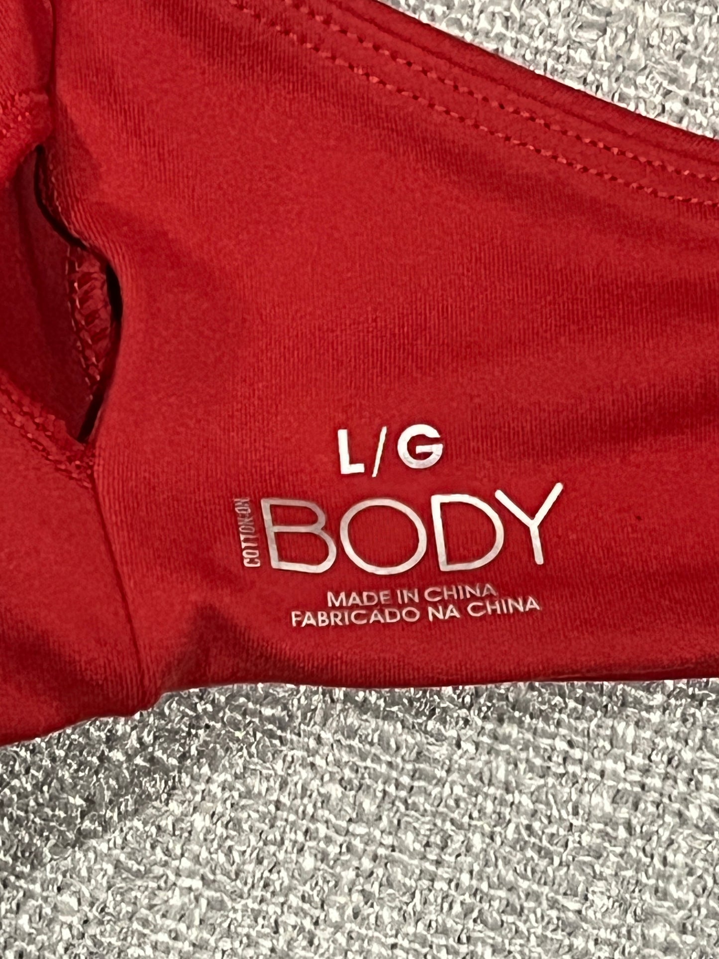 Cotton On BODY Red Bikini Top