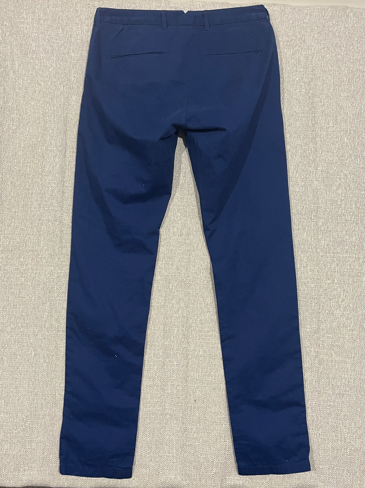 Scotch & Soda Stuart Chino Pants Mens W28 L32 Blue Slim Fit Amsterdam Couture