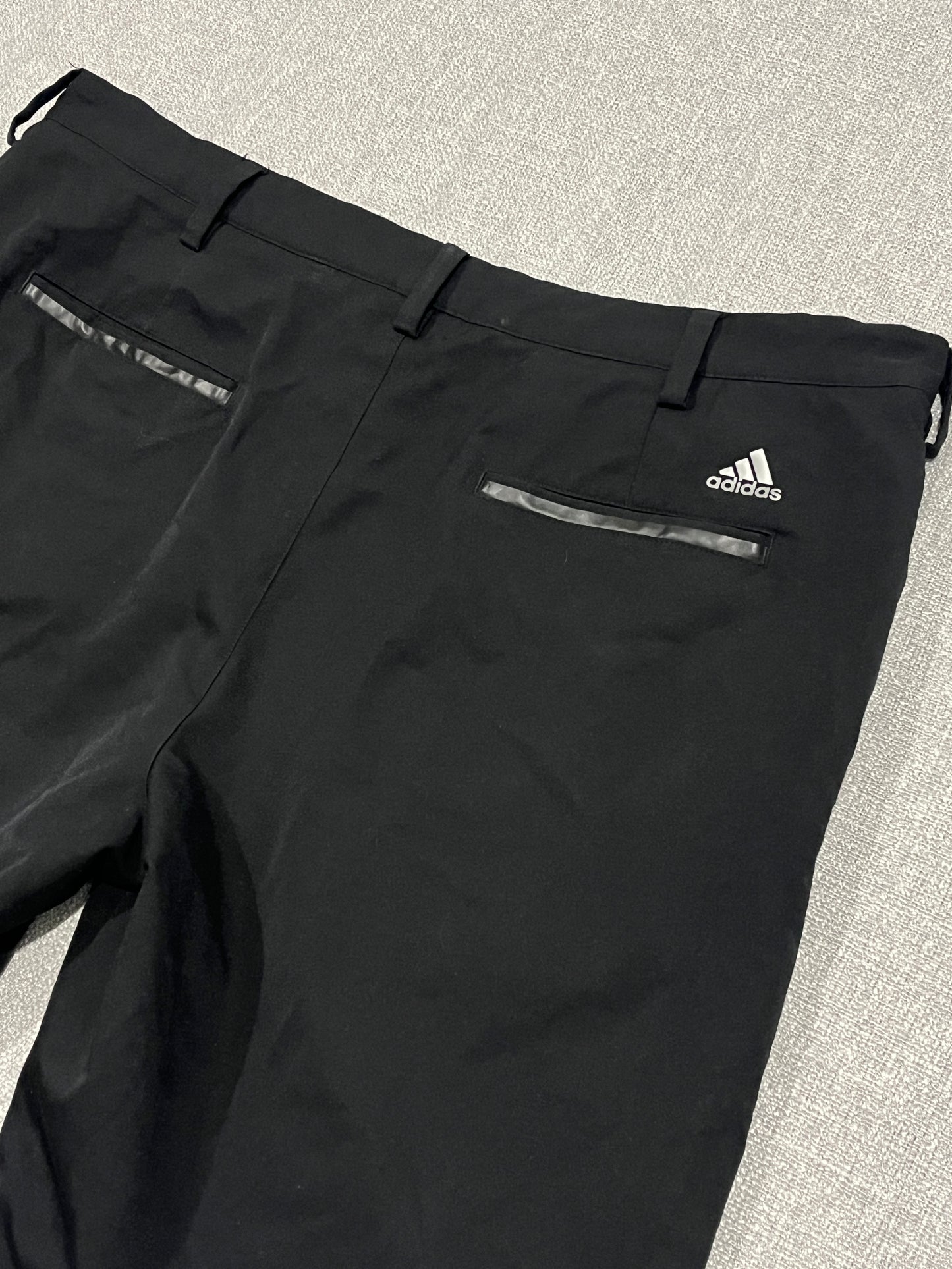 Adidas Puremotion CoolMax Golf Shorts Mens 38 Black Performance Stretch