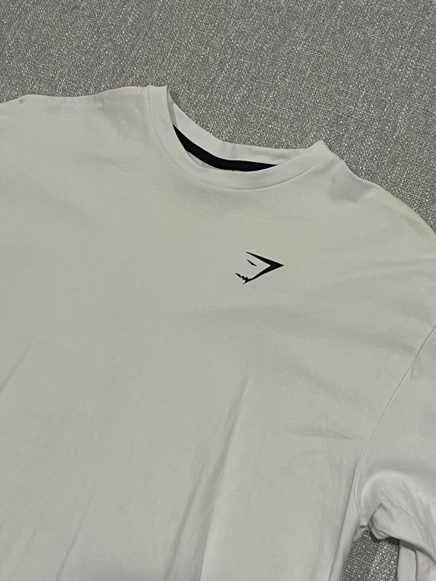 Gymshark Essential T-Shirt Mens Medium White Short Sleeve Gym Training