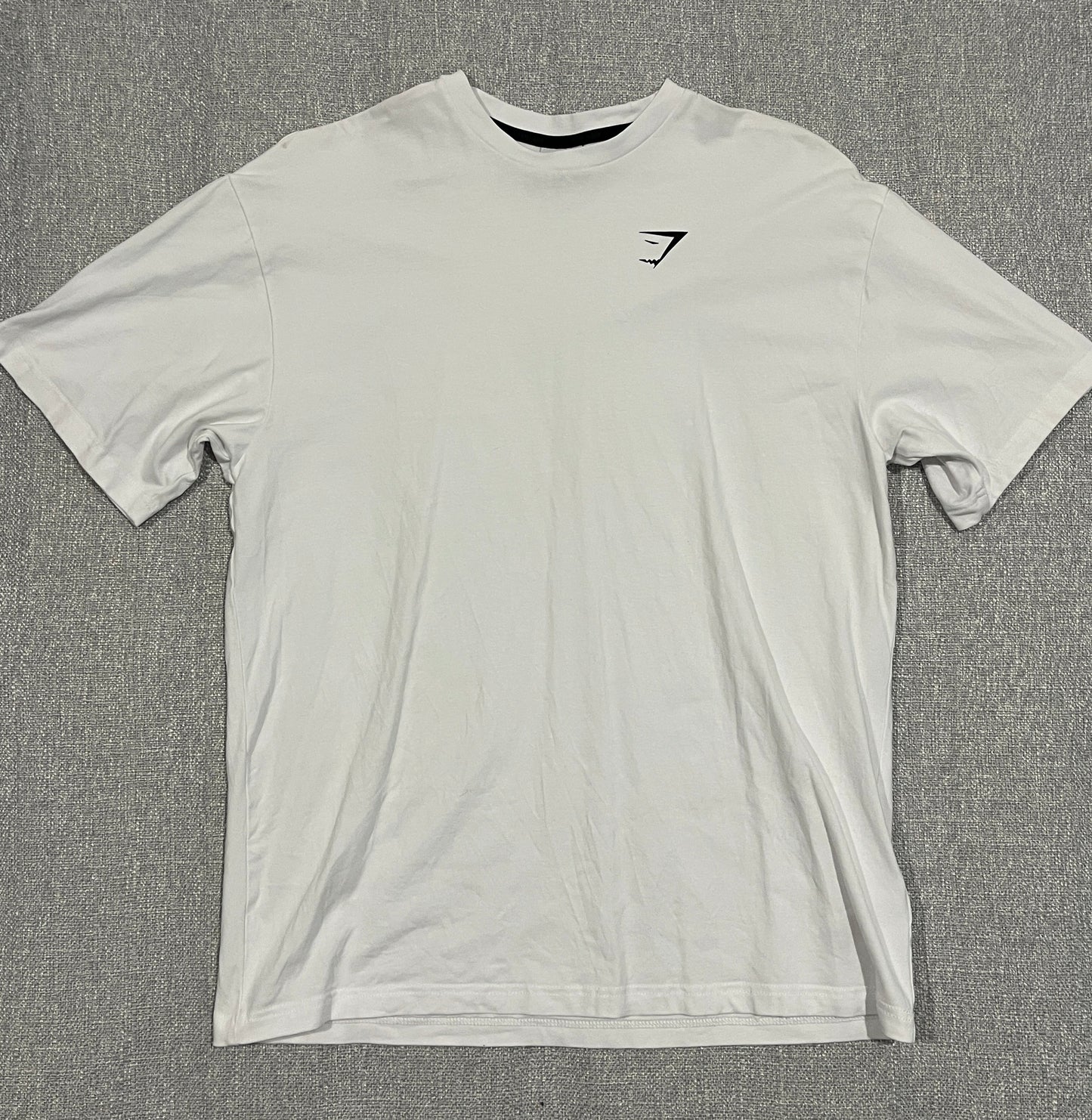 Gymshark Essential T-Shirt Mens Medium White Short Sleeve Gym Training
