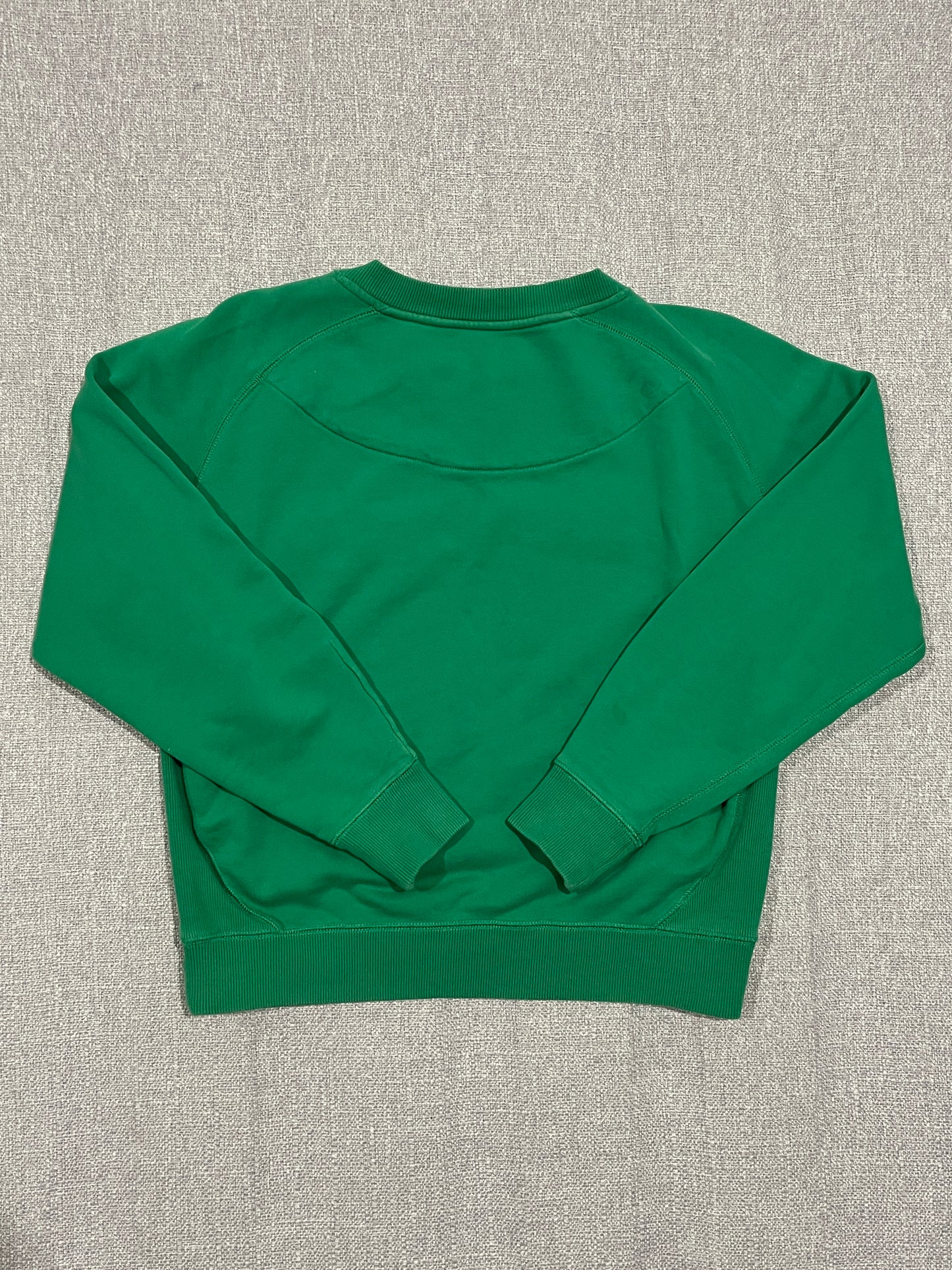 Country Road Embroidered Logo Crew Neck Sweatshirt Womens XXS Green Cotton Jumper