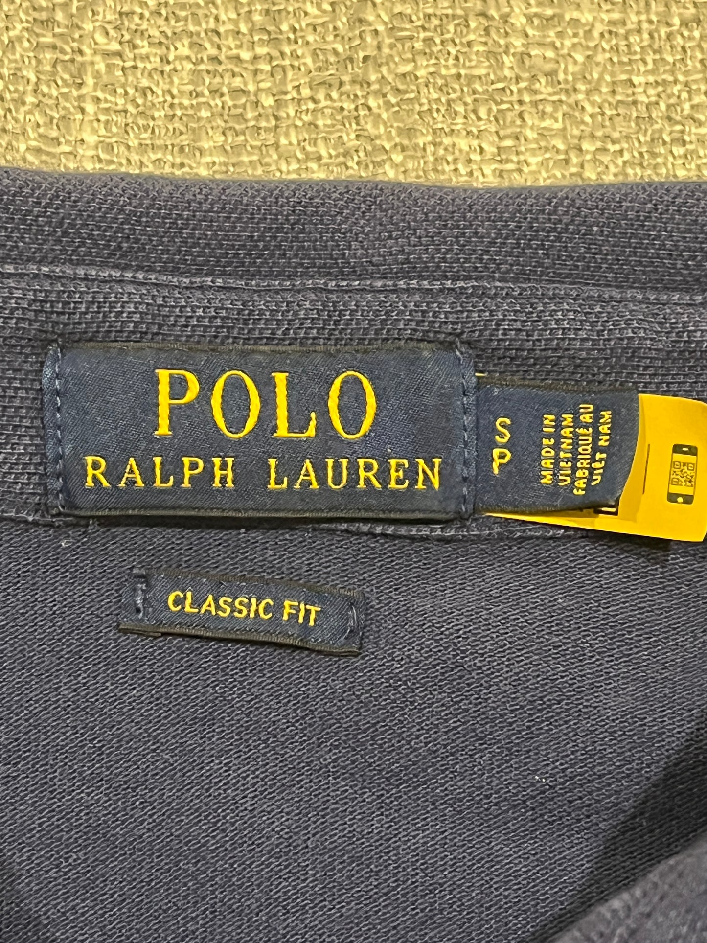 Polo Ralph Lauren Classic Fit Polo Shirt Navy Equestrian Crest Men’s Small