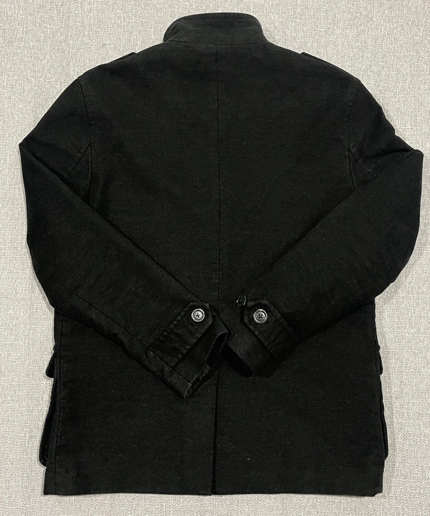 Rodd & Gunn Italian Fabric Military Field Jacket Mens Medium Black Wool Blend Coat
