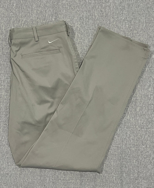 Nike Golf Dri-FIT Golf Pants Mens 32x30 Grey Performance Stretch Trousers
