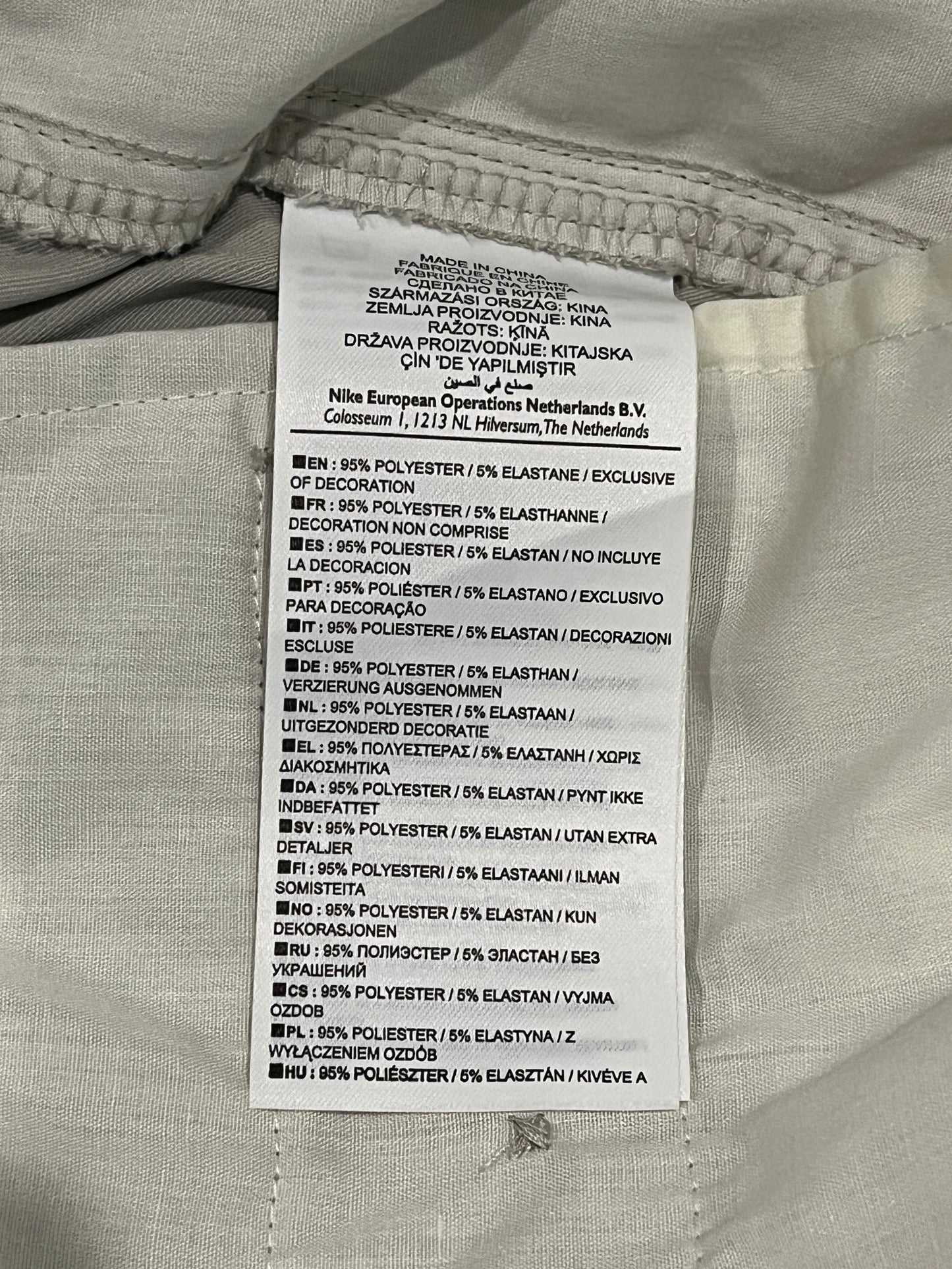 Nike Golf Dri-FIT Golf Pants Mens 32x30 Grey Performance Stretch Trousers