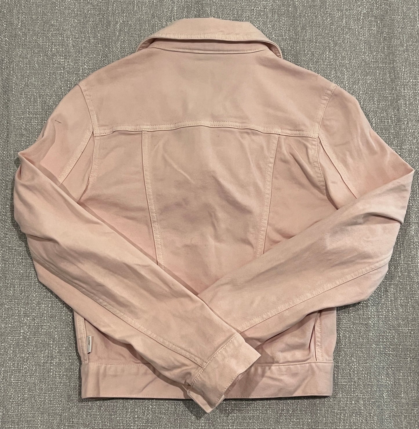 Riders by Lee Women’s Pink Denim Jacket Size 6 Button Up Trucker