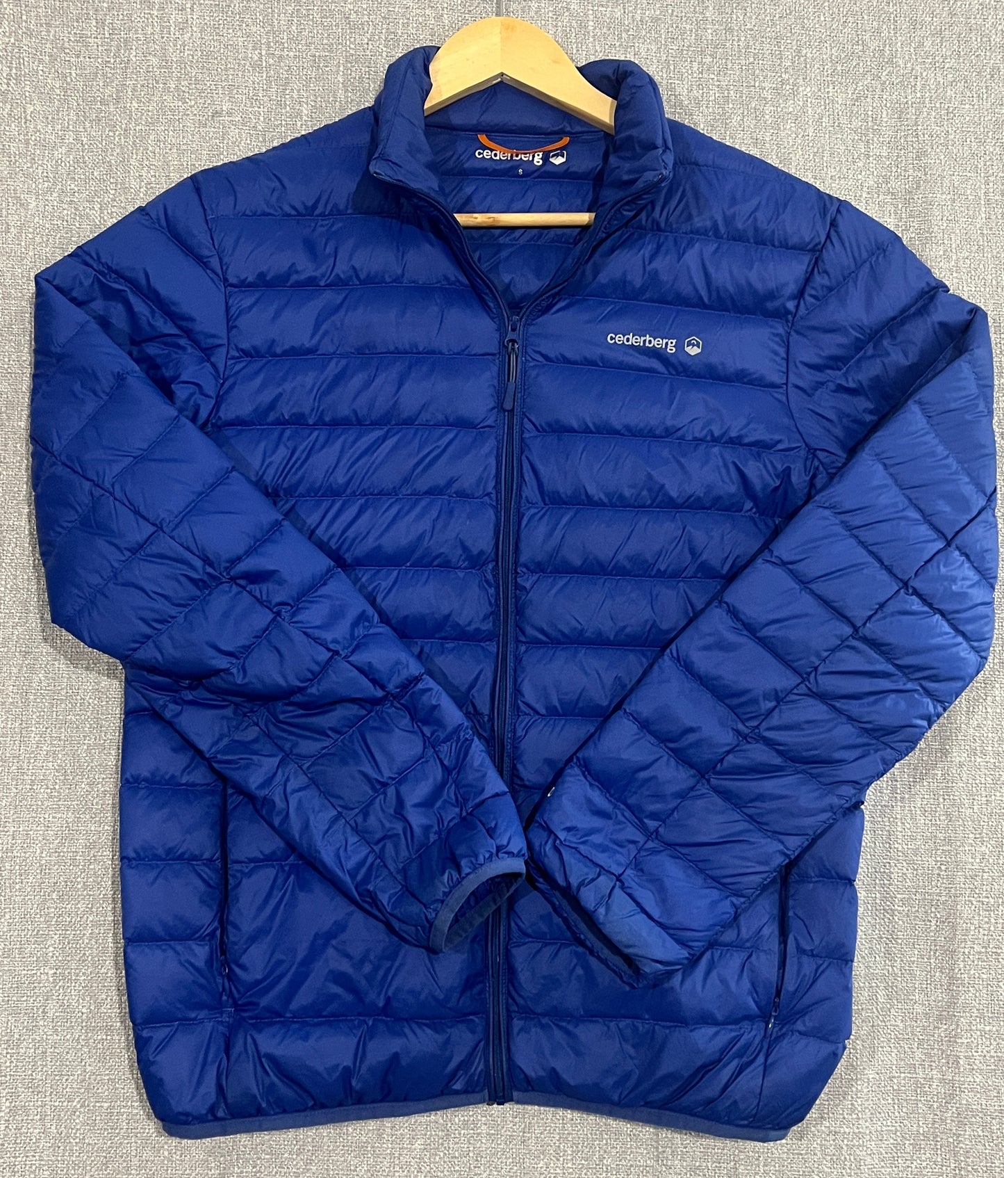 Cederberg 700 Men’s Goose Down Puffer Jacket Blue Size S