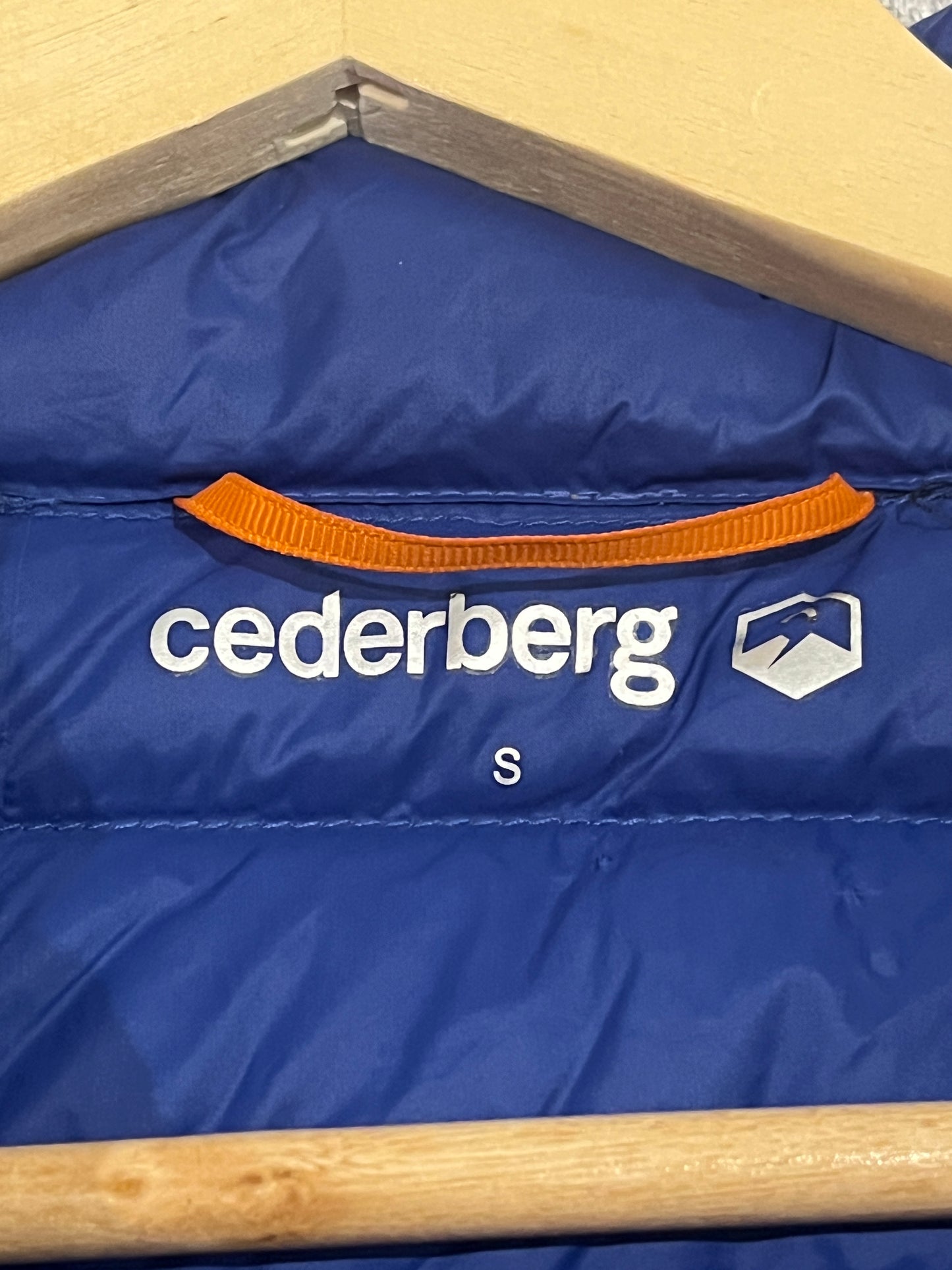 Cederberg 700 Men’s Goose Down Puffer Jacket Blue Size S