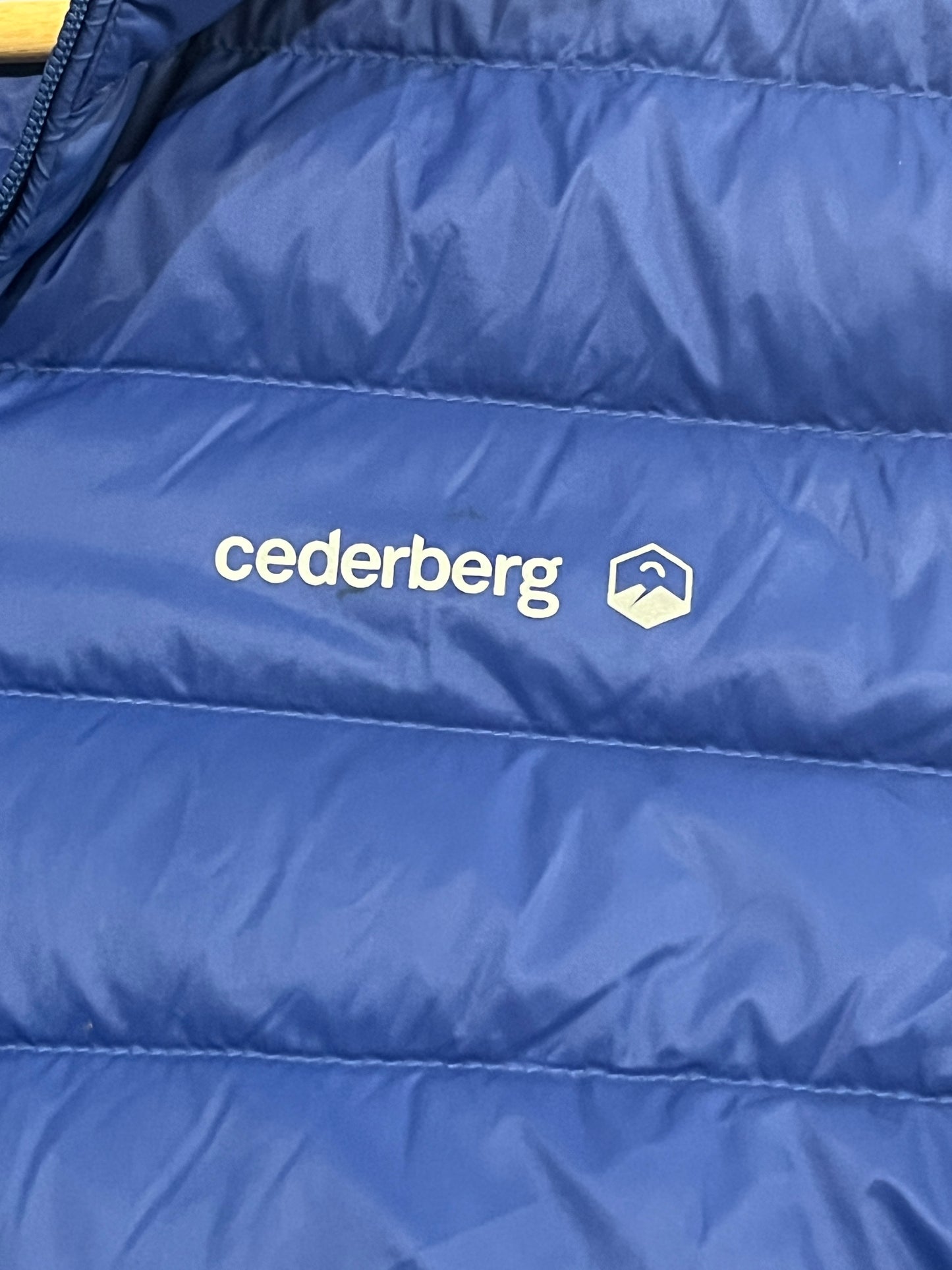 Cederberg 700 Men’s Goose Down Puffer Jacket Blue Size S